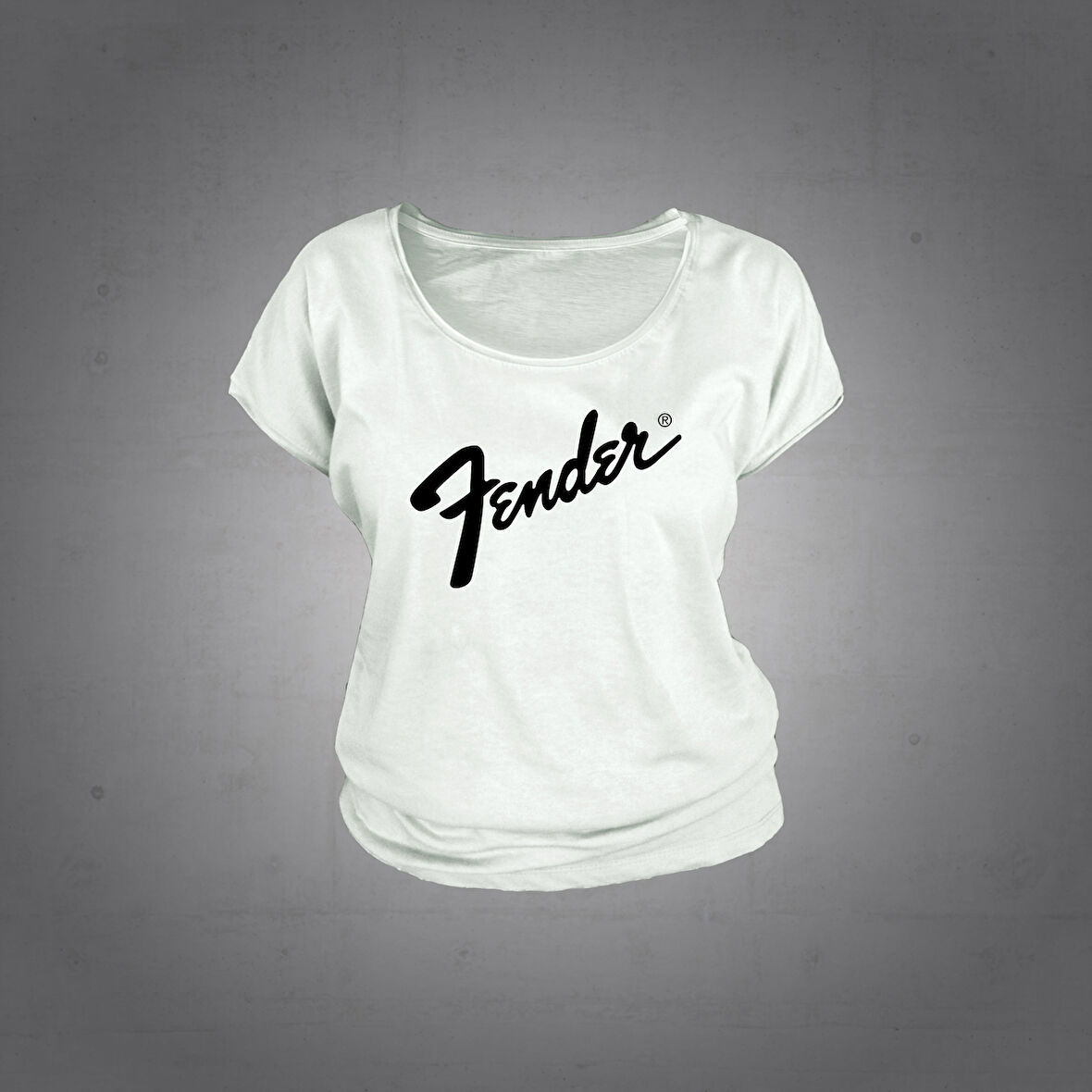 Herşey Nota Fender Beyaz Kadın Tshirt