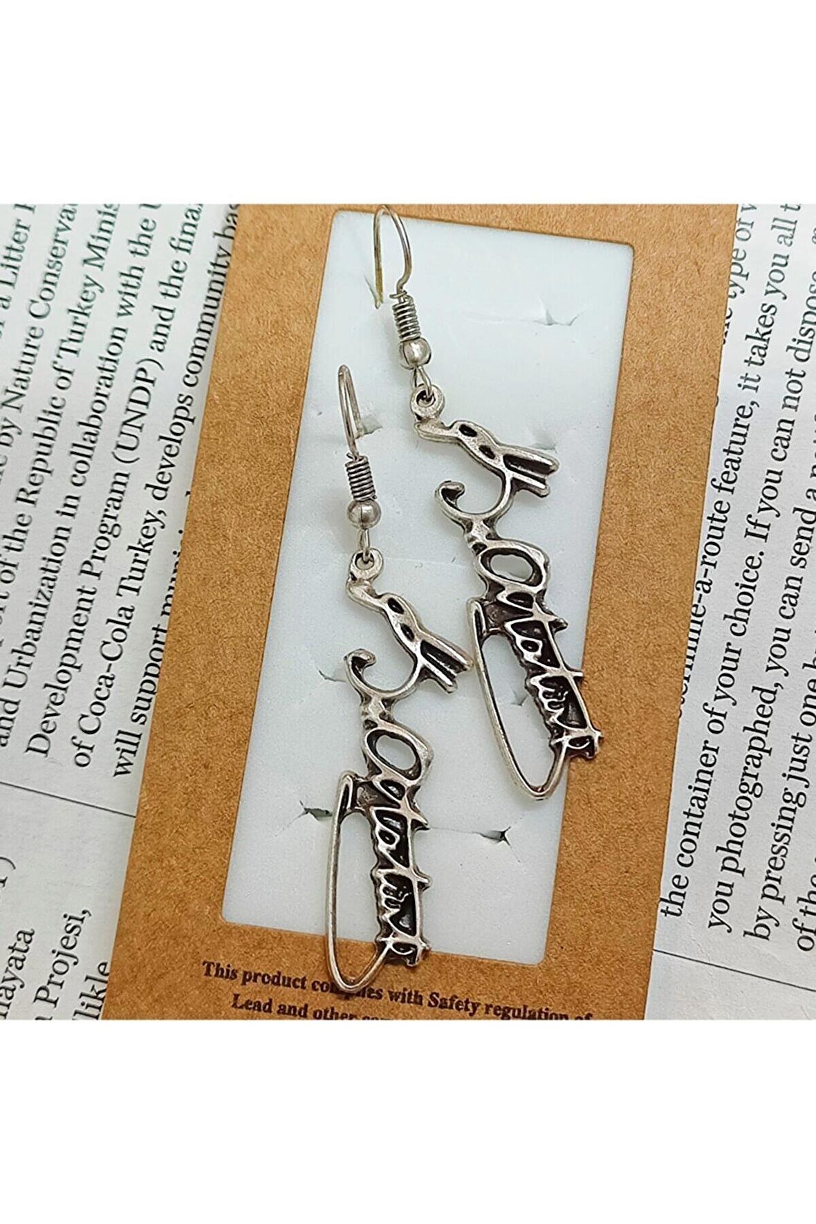 Atatürk İmza Küpe