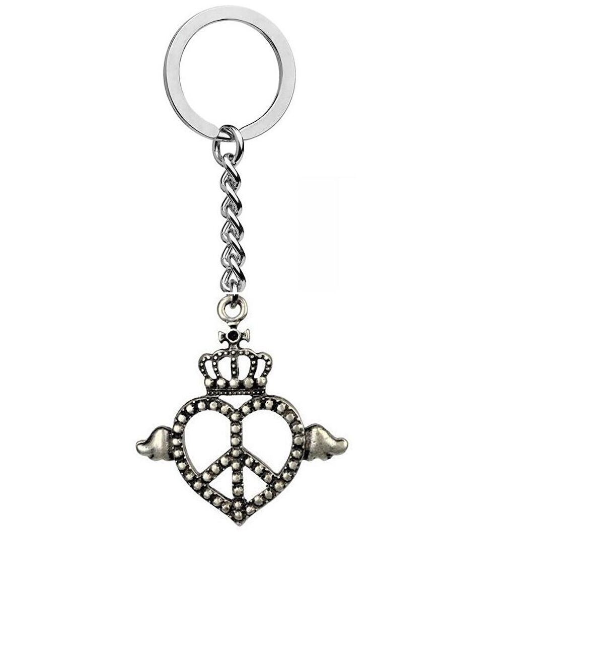 Kalp Kral Anahtarlık