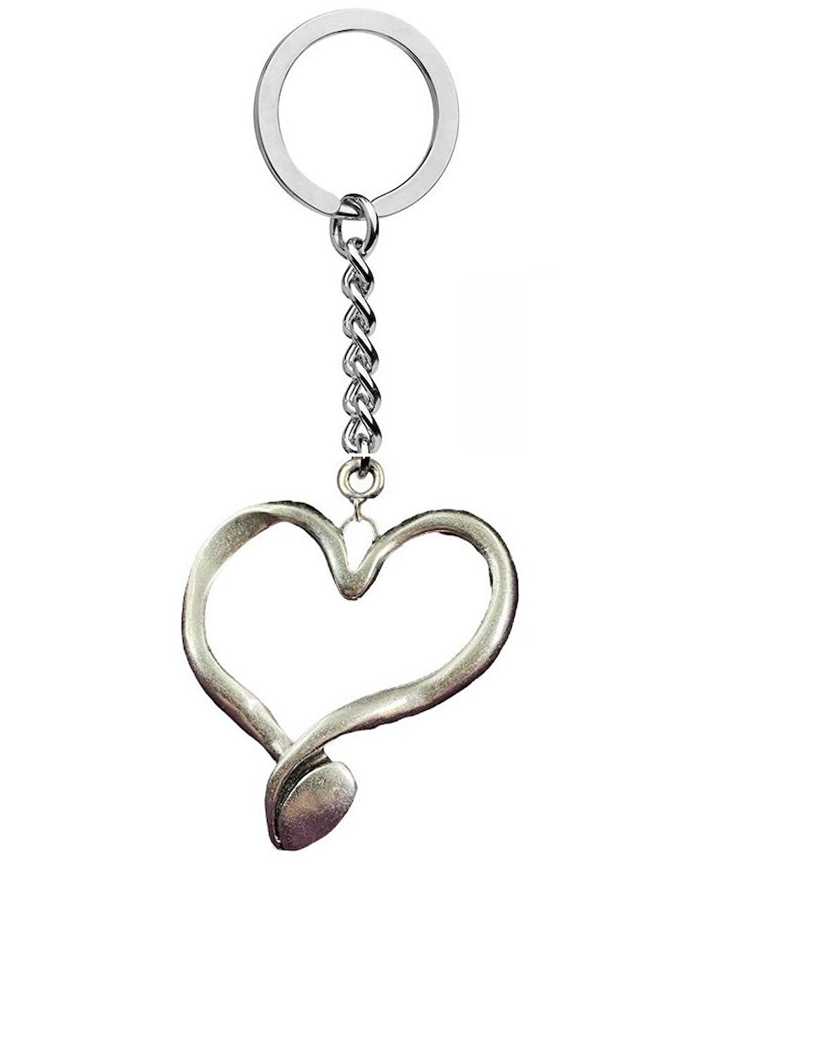 Herşey Nota Kalp Sevgili Anahtarlık