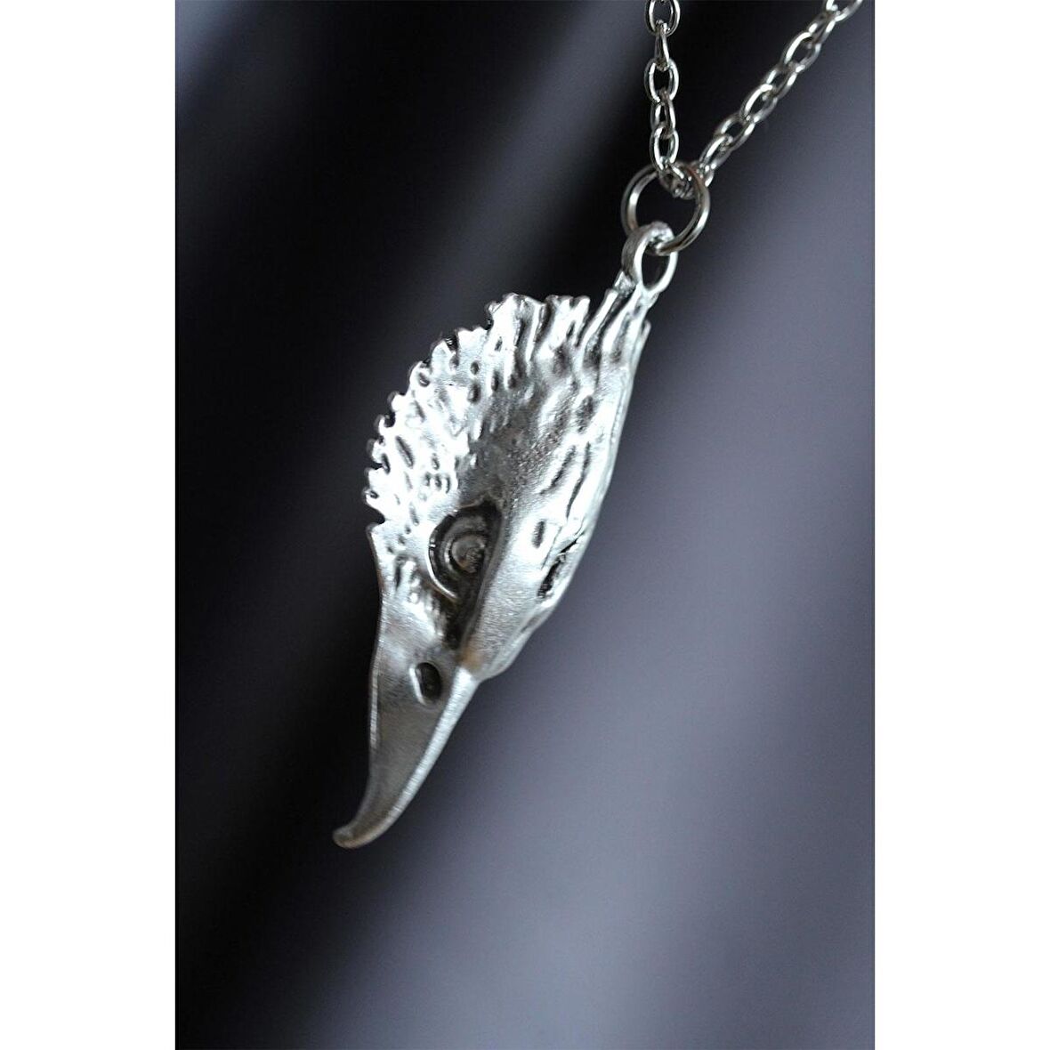 Herşey Nota Uçlu Kartal Kafası Kolye  