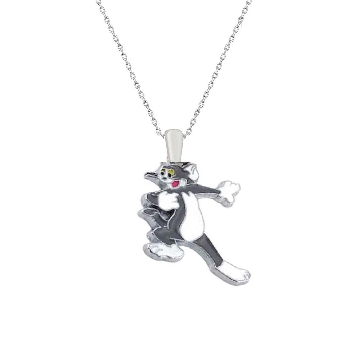 Tom ve Jerry Metal Kolye