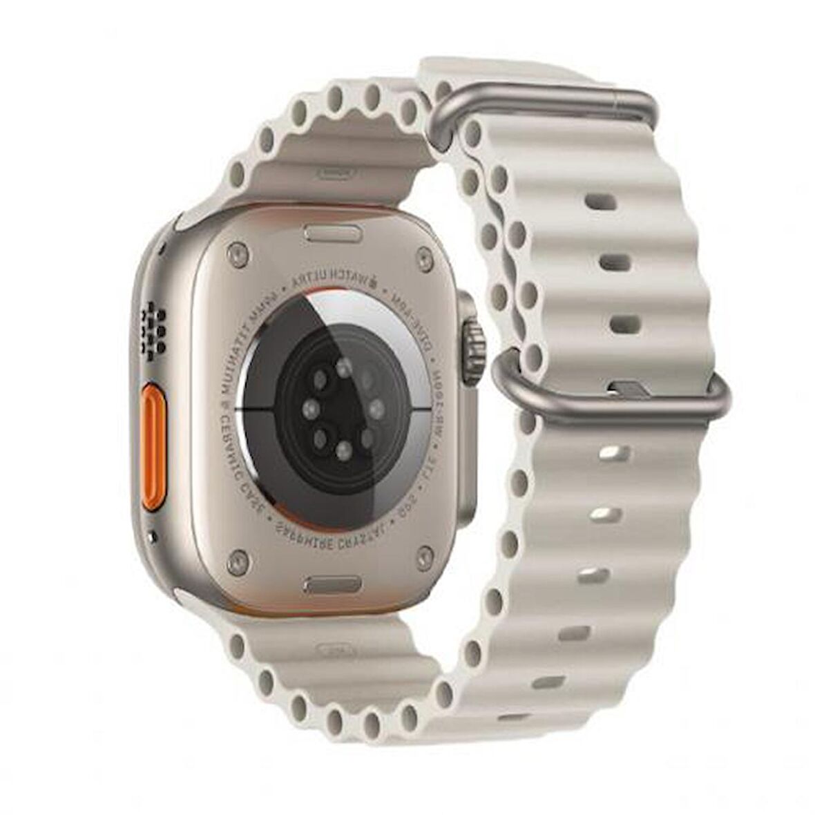 Polham Apple Watch 7-8 İle Uyumlu 41mm Marine Loop Silikon Kordon, Ultra Hafif ve Rahat Kayış