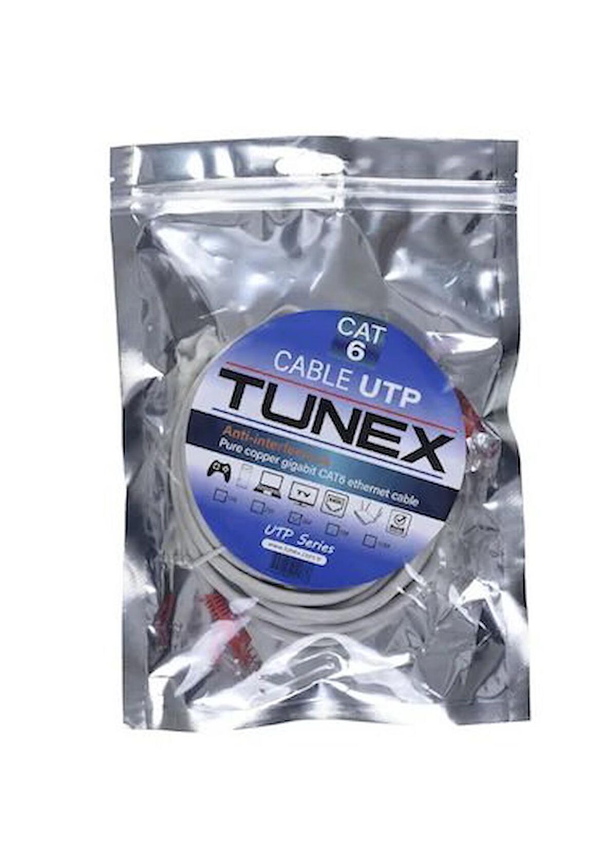 TUNEX 3 Mt Jaklı Cat6 Ethernet Kablosu TNX-C-3