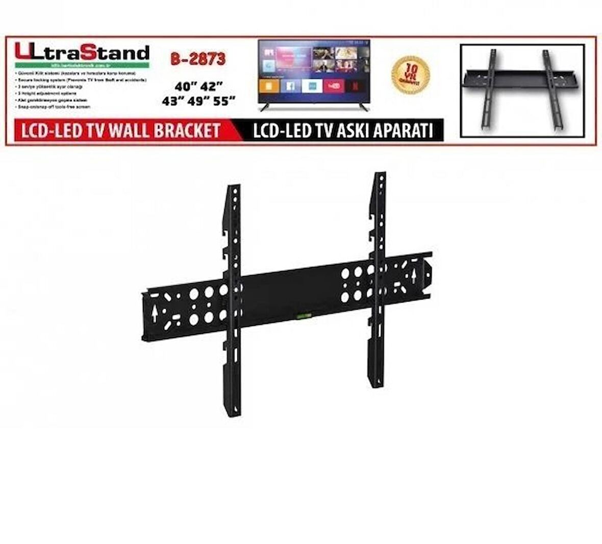 UltraStand B-2877 Sabit 22"-32"-42" Askı Aparatı