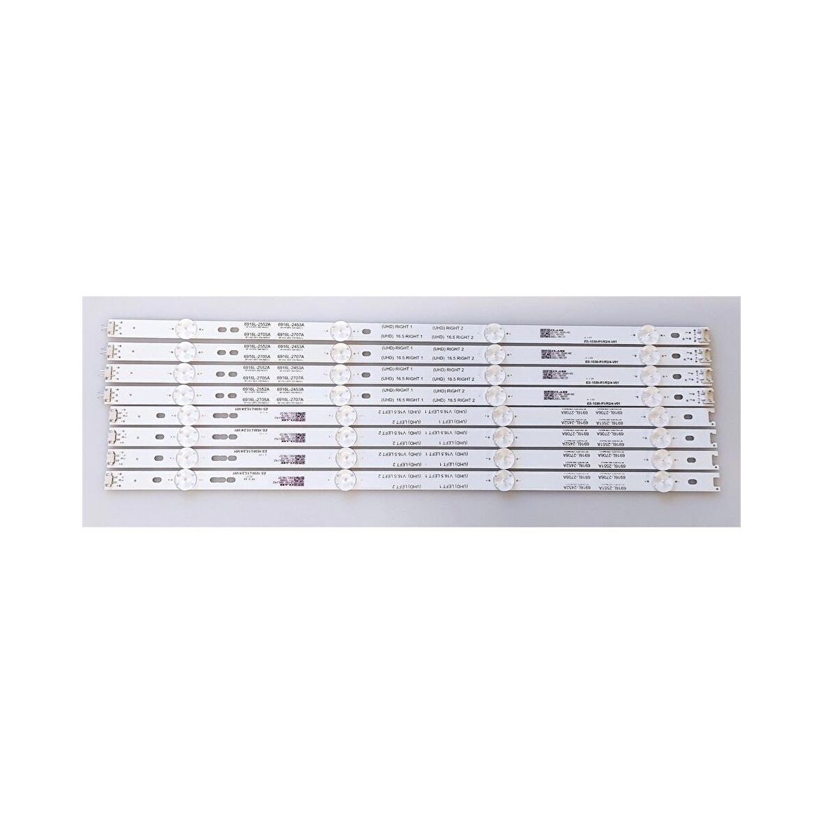 LG 49UH650  6916L-2551A- 6916L-2452A LEFT 6916L-2453A-6916L-2552A RİGHT CSP LED ORGİNAL ÜRÜN LED BAR