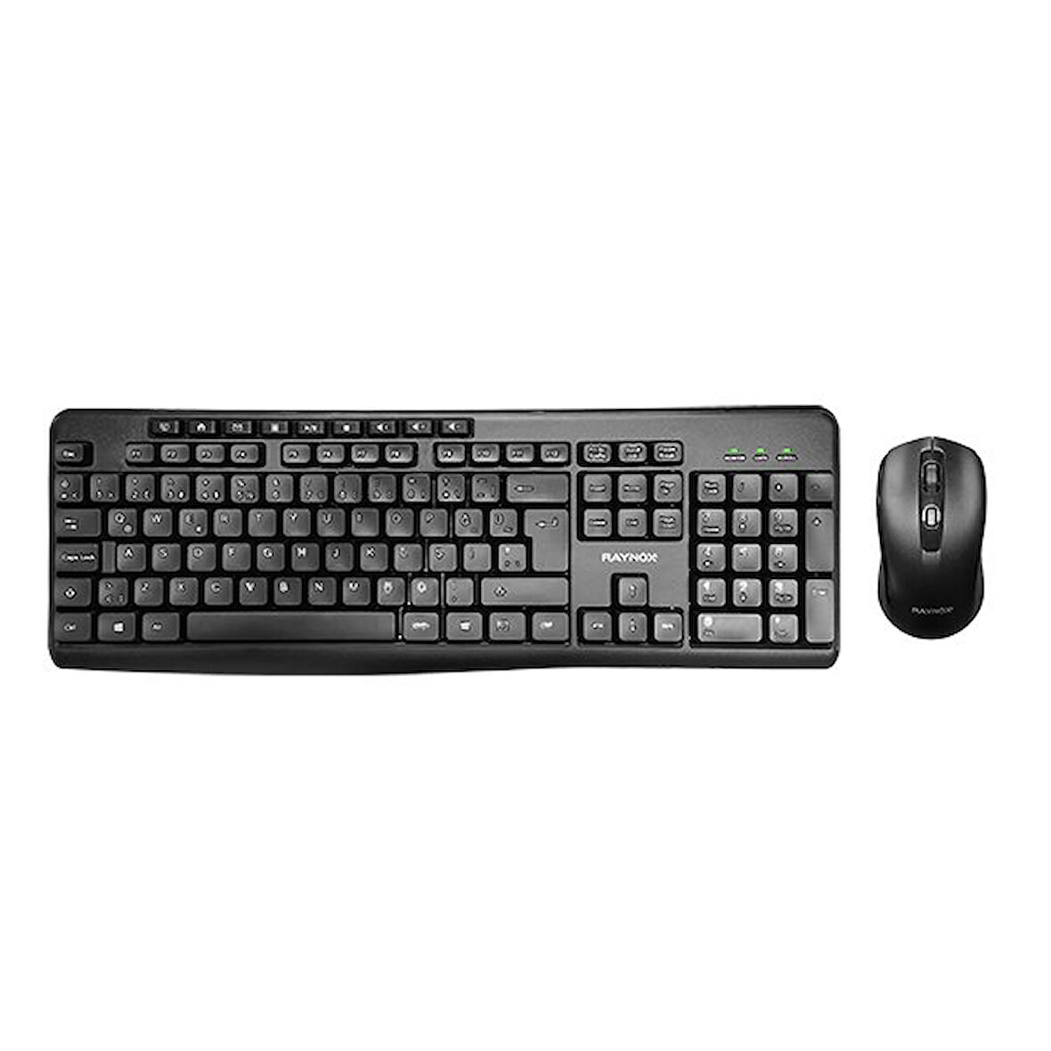 Raynox RX-W10 Kablosuz Q Multimedia Klavye + Mouse Set Siyah