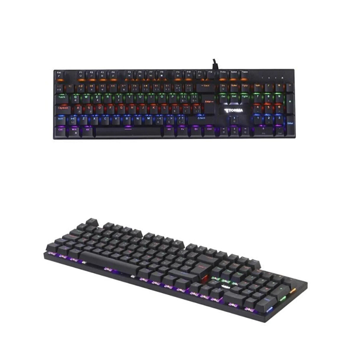 TORİMA TK-05 Kablolu Oyuncu Klavye Q Türkçe Rgb Ledli