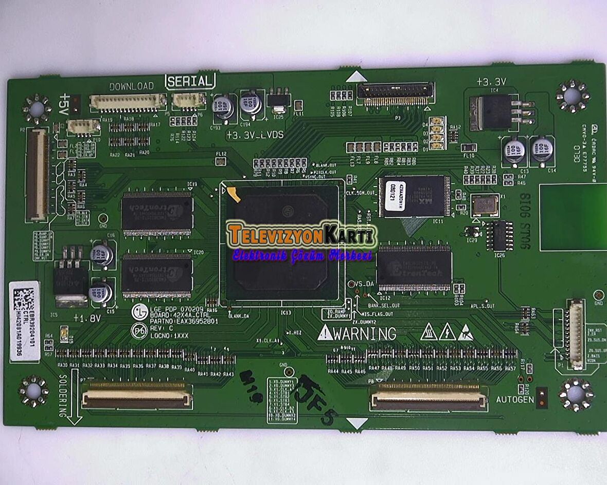 EAX36952801, EBR39204101, 42X4A_CTRL, LG 42PC51-ZB, CTRL Board, PDP42X40523
