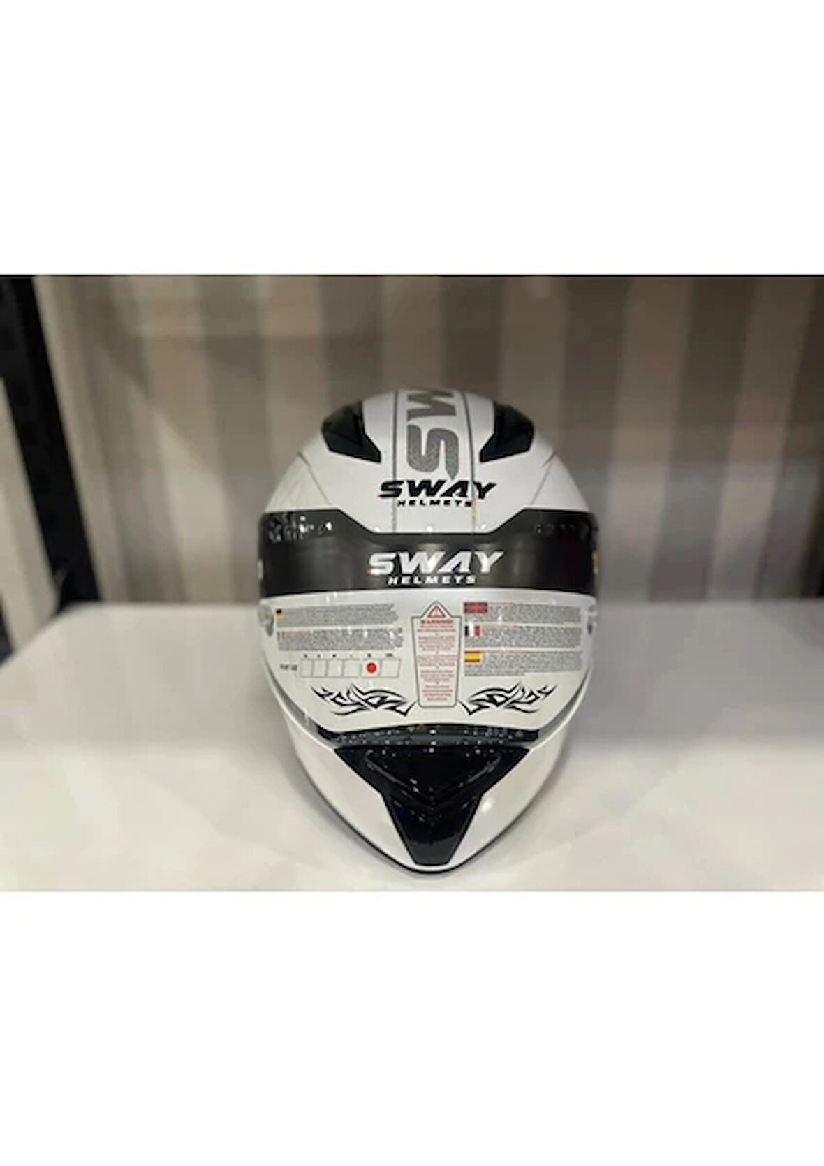 Sway Kask Sway Sw 850 Whıte/silver Full Face