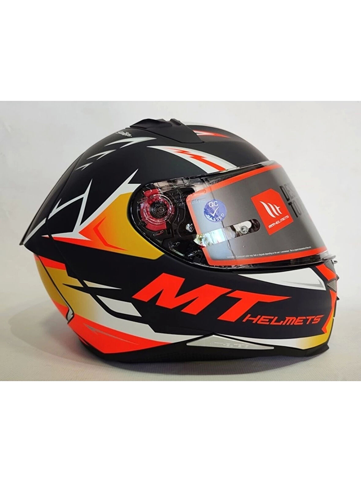 MT Kask Mt Revenge 2 Acosta A37 Mat - Şeffaf Vizörlü