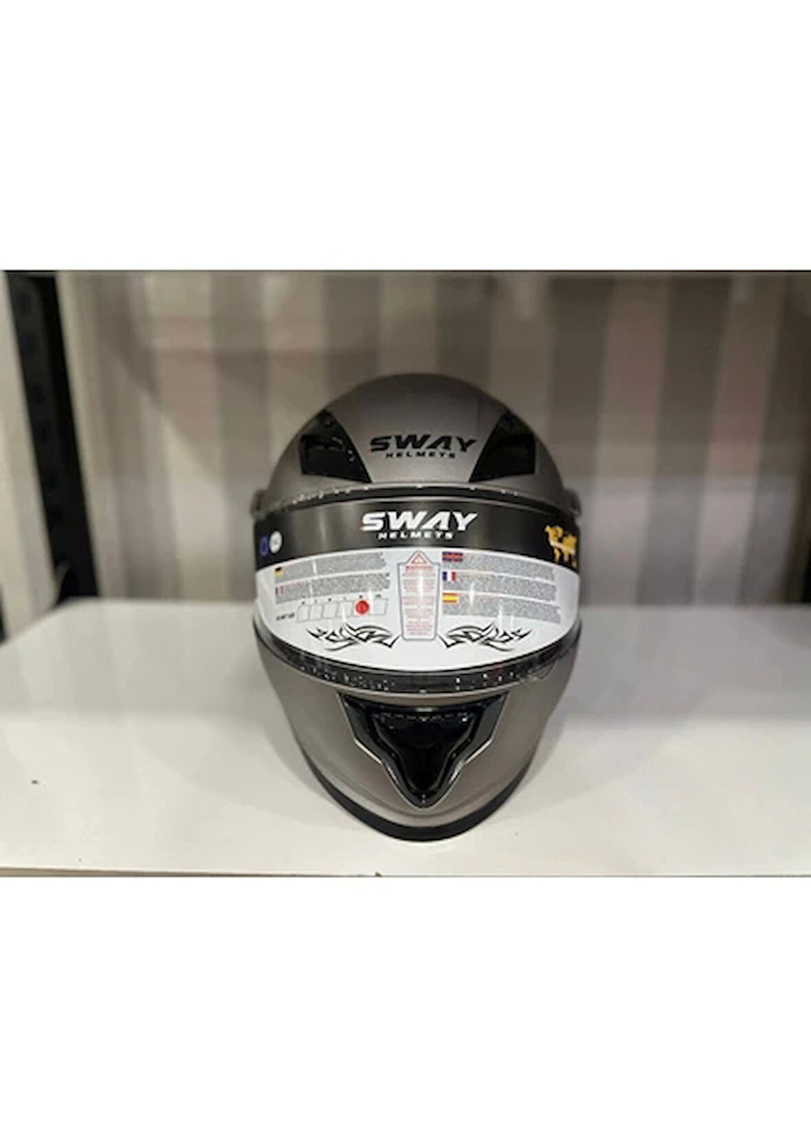 Sway Kask Sway 926 Mat Titanyum Çene Açılır