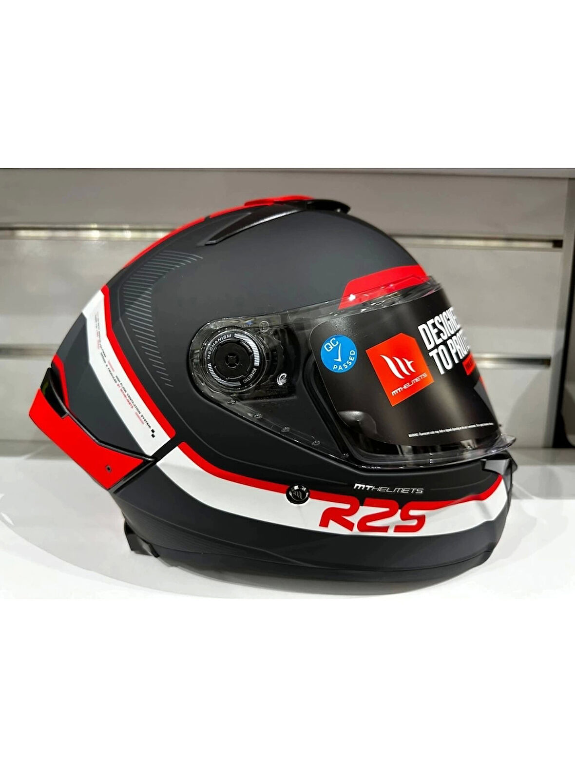 Mt Helmets Kask mt Thunder 4 Sv R25 B5 Mat Siyah/kırmızı