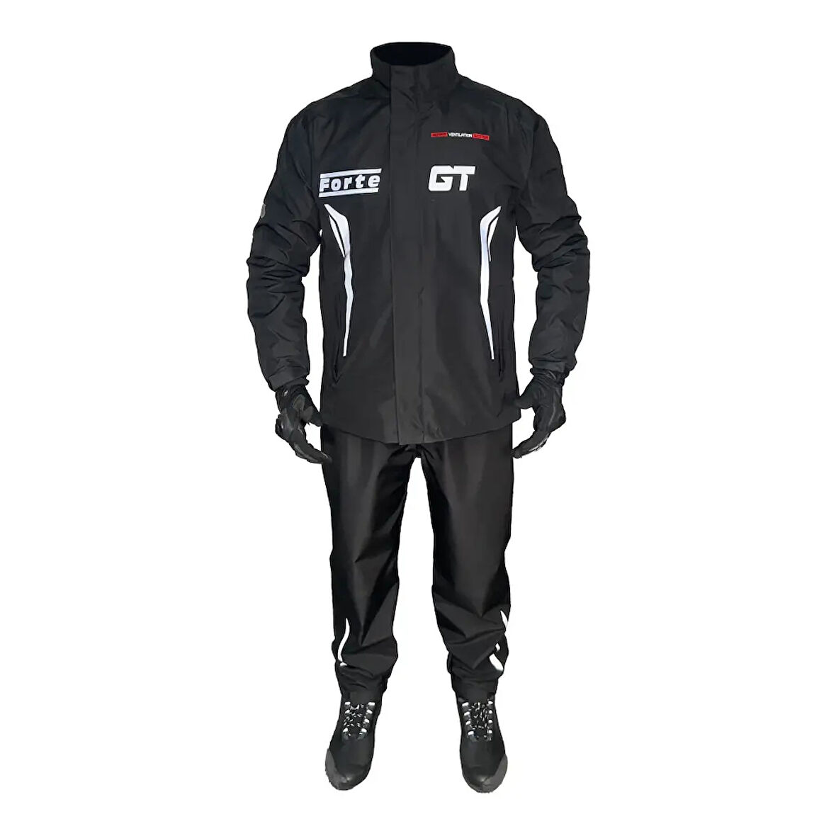 FORTE GT 2001140 Siyah Yağmurluk Takım