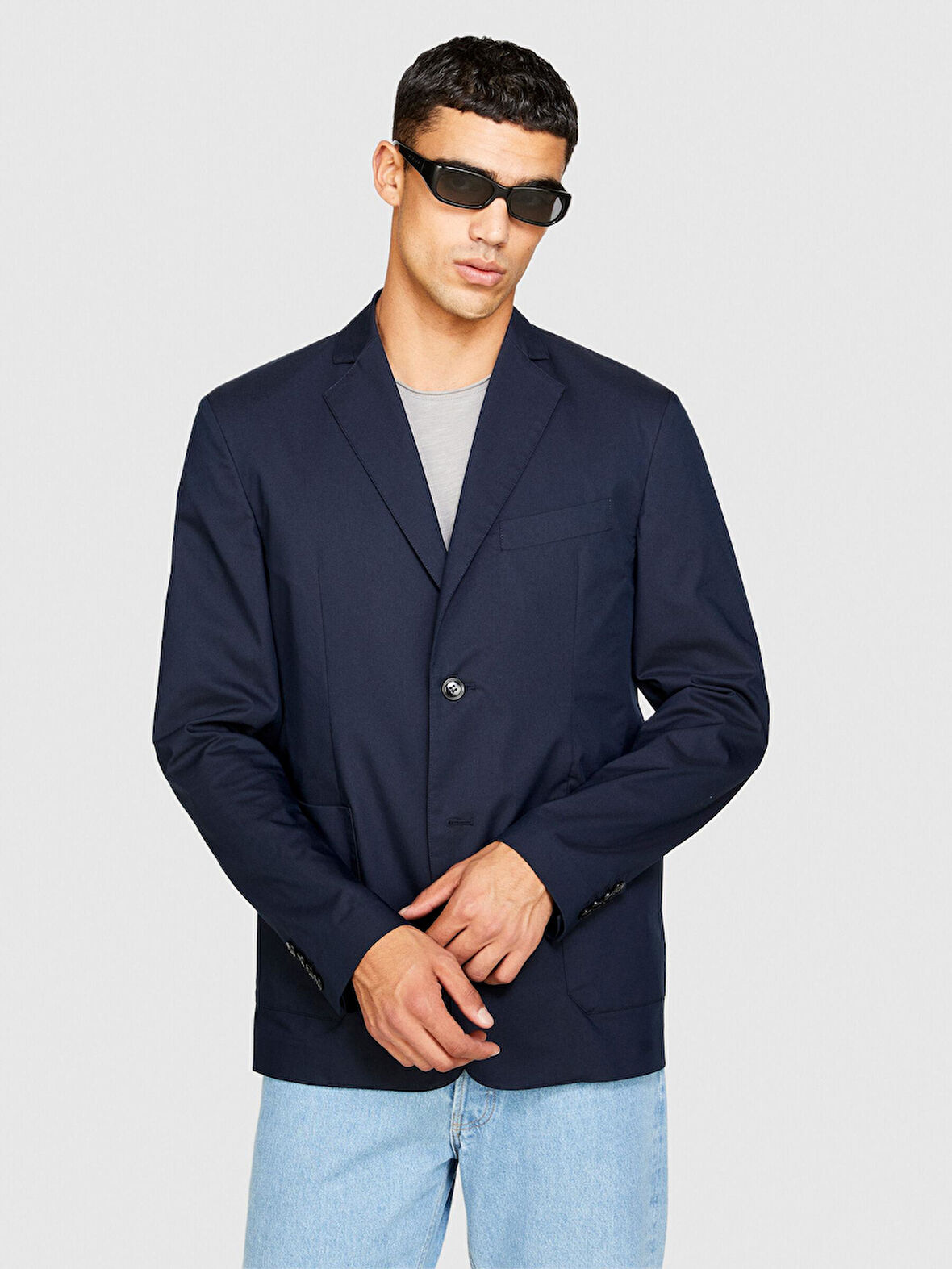 Rahat Kalıp Astarsız 2 Düğmeli Ceket Erkek Renkli Ceket - 323A2T3RSW016