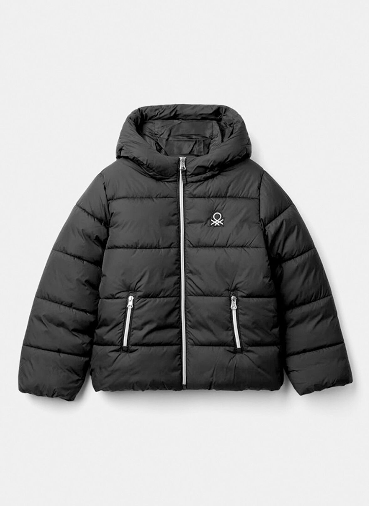 Benetton Siyah Kız Çocuk Mont 2LETCN04Y 100