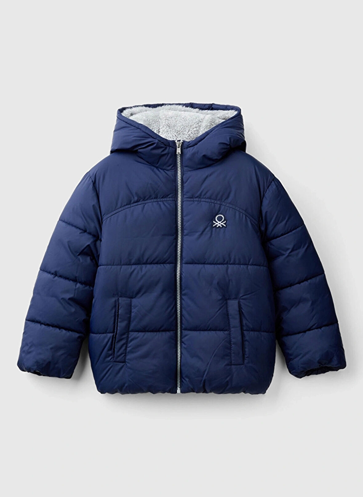 Benetton Lacivert Erkek Genç  Şişme Mont 2WU0CN05I 252