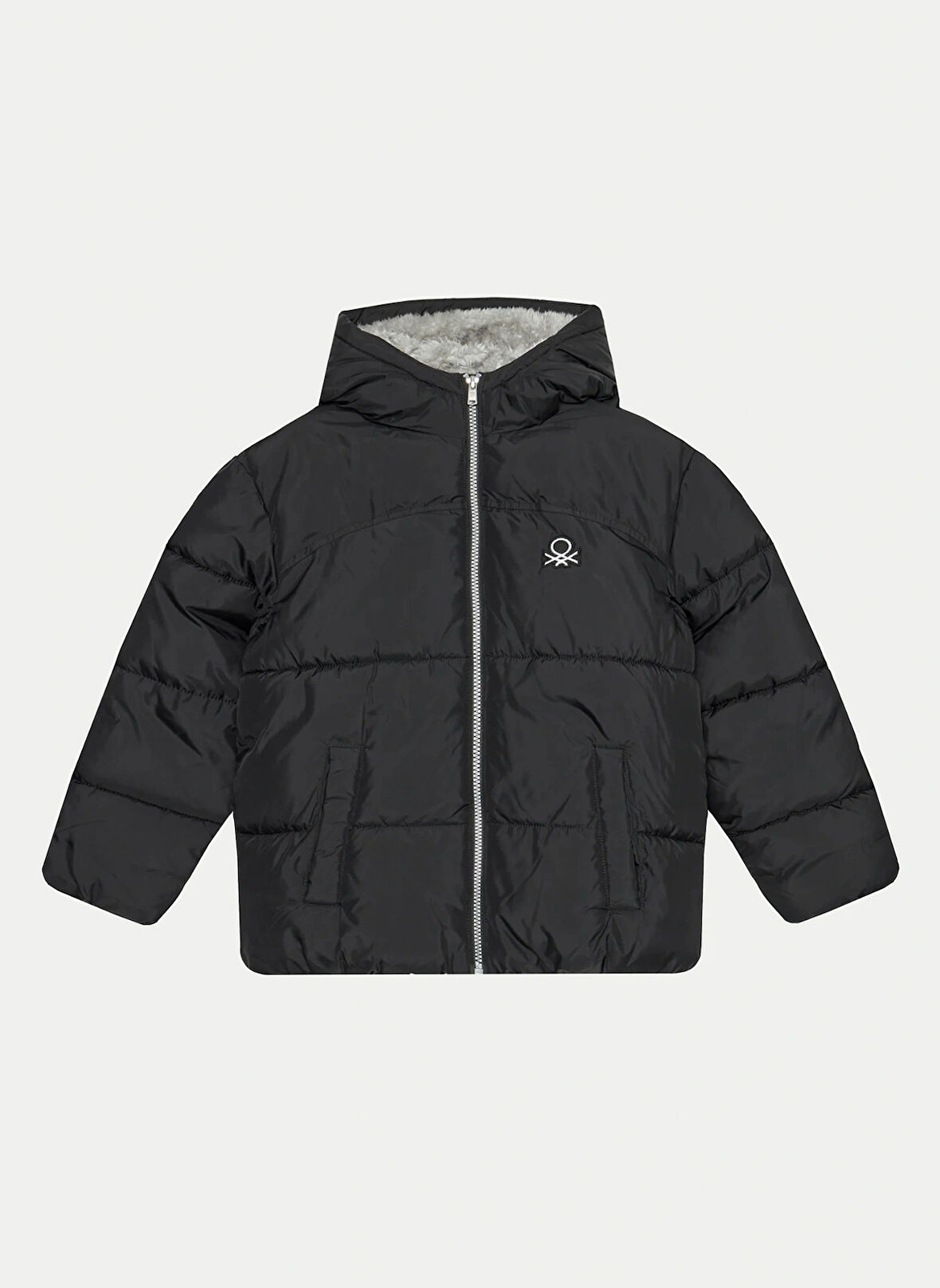 Benetton Siyah Erkek Çocuk  Şişme Mont 2WU0CN05I 100