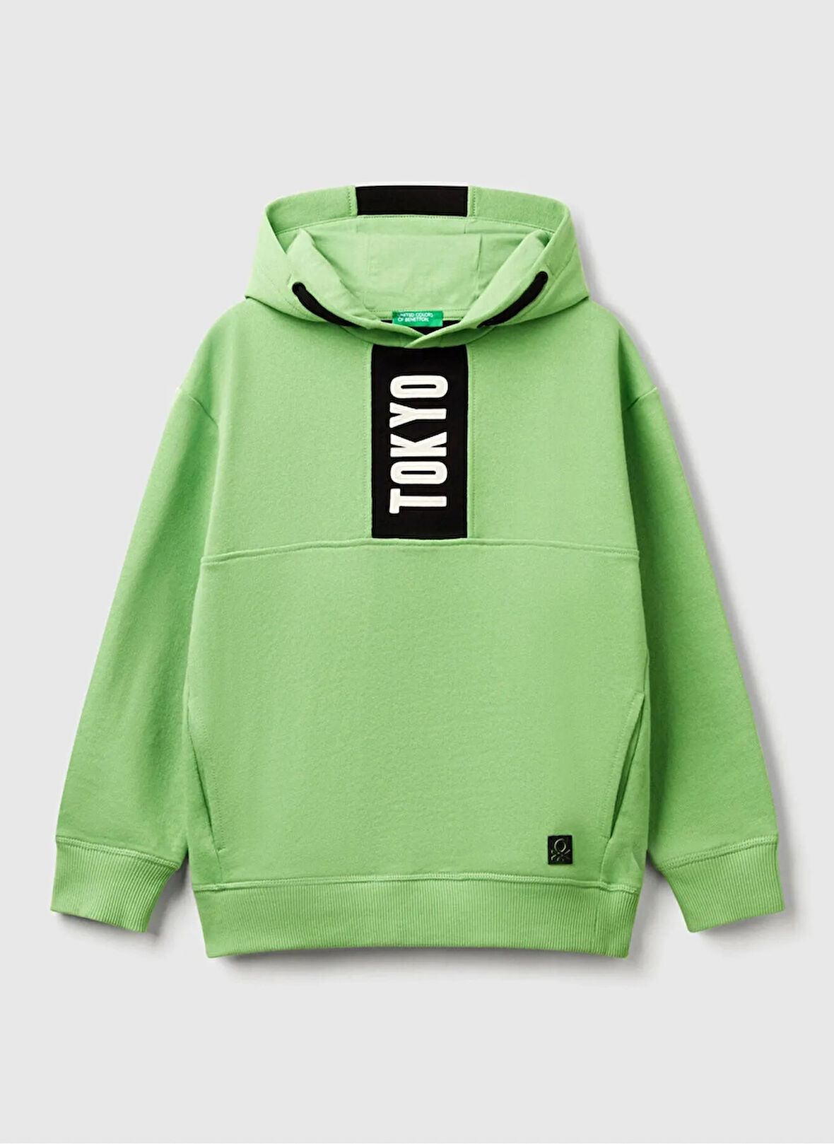 Benetton Baskılı Erkek Çocuk Fıstık Sweatshırt 3J68C204I