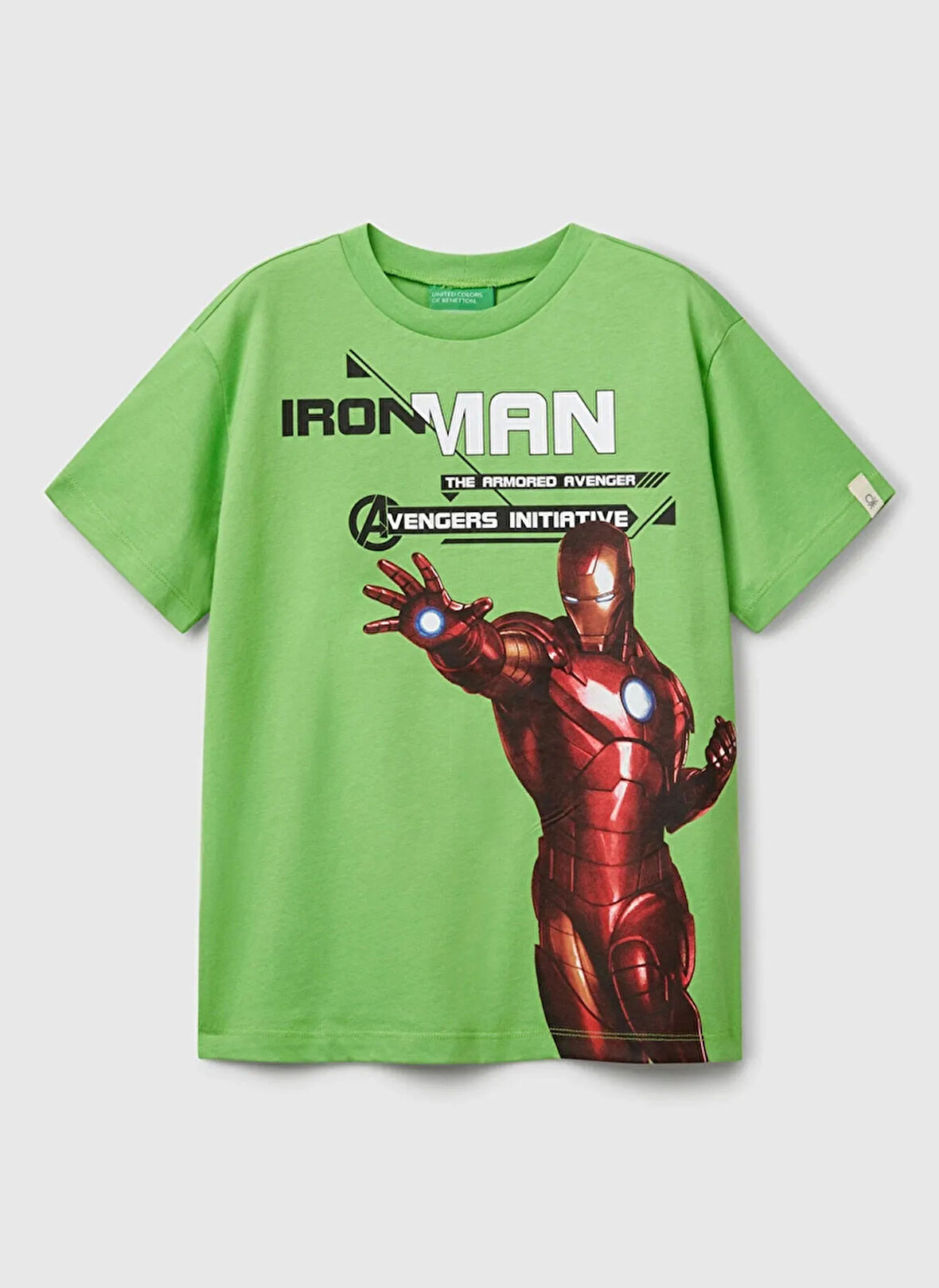 Benetton Baskılı Fıstık Erkek Çocuk T-Shirt 35RYC10N9