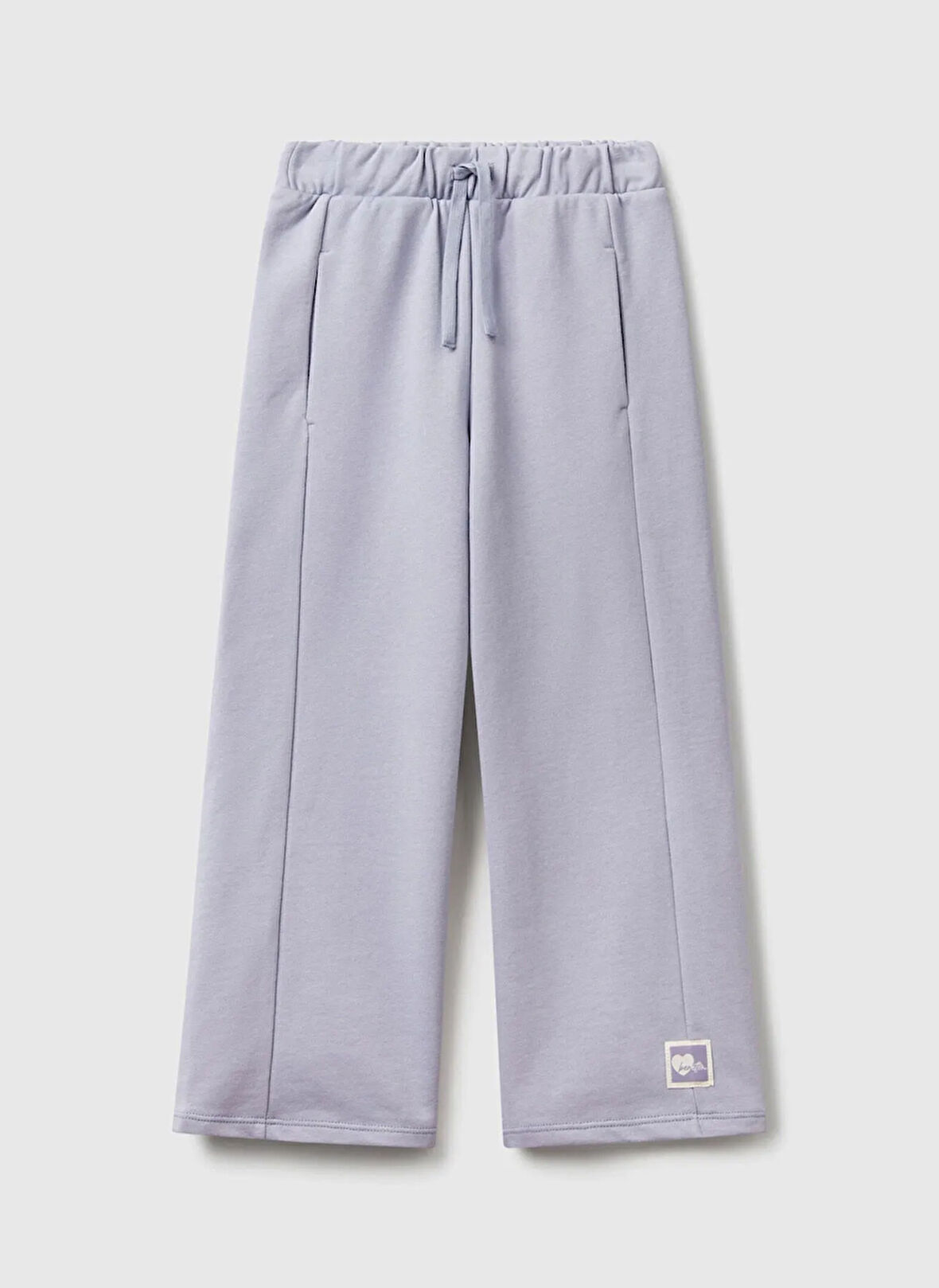 Benetton Geniş Paça Lila Kız Çocuk Eşofman Altı 3UNICF061