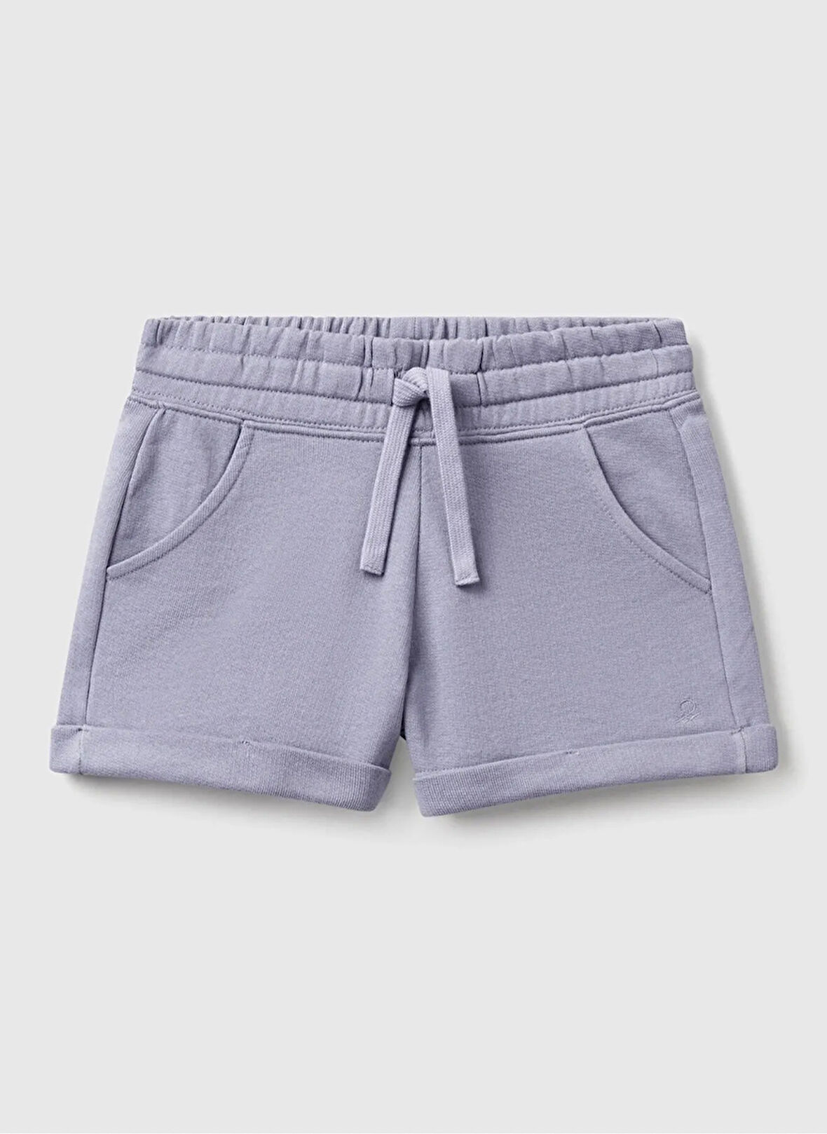 Benetton Normal Bel Regular Fit Lila Kız Çocuk Şort 3J68C901C