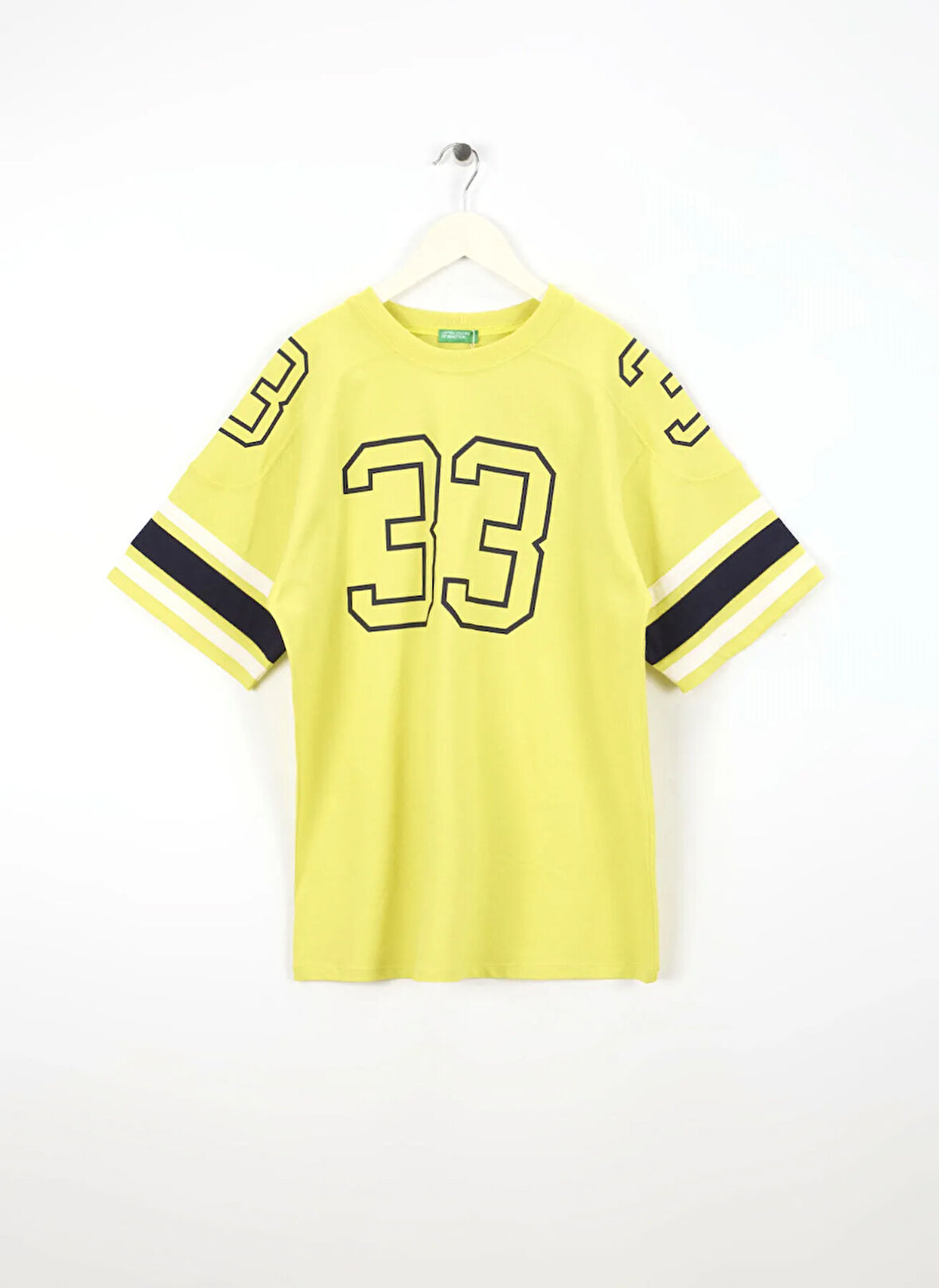 Benetton Baskılı Sarı Erkek Çocuk T-Shirt 3MI5C10OA