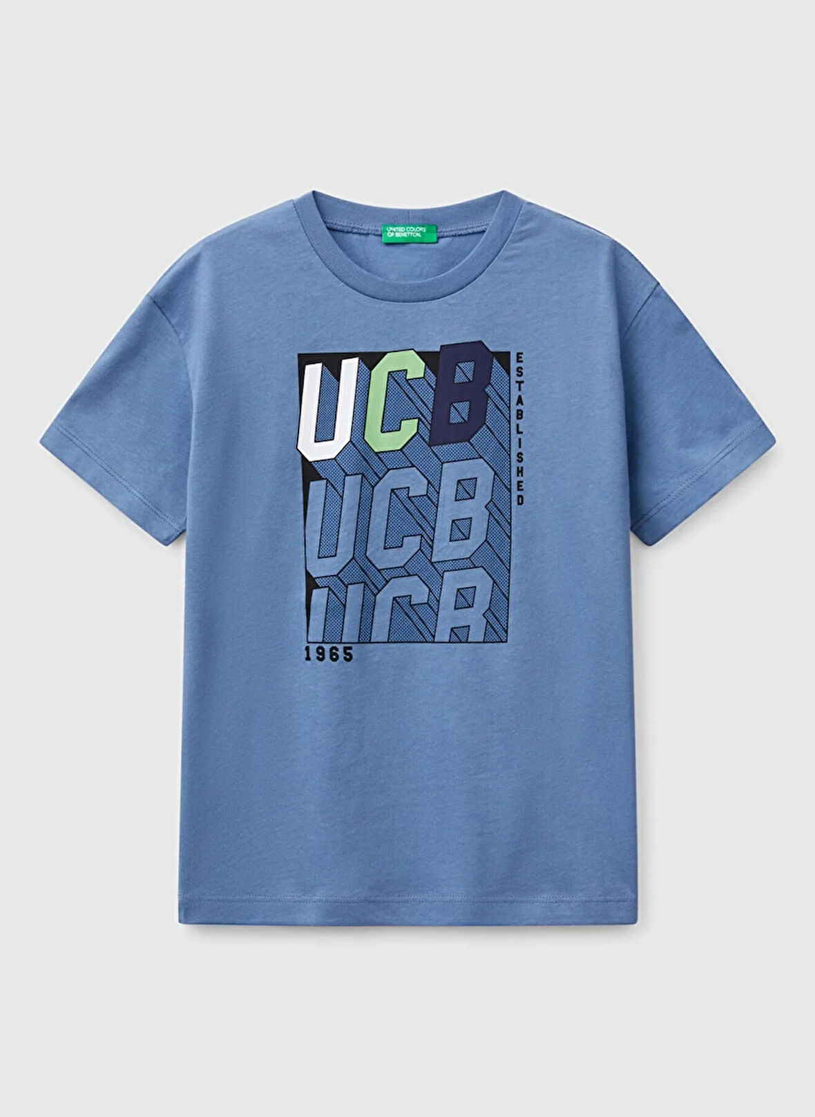 Benetton Koyu Mavi Erkek Çocuk T-Shirt