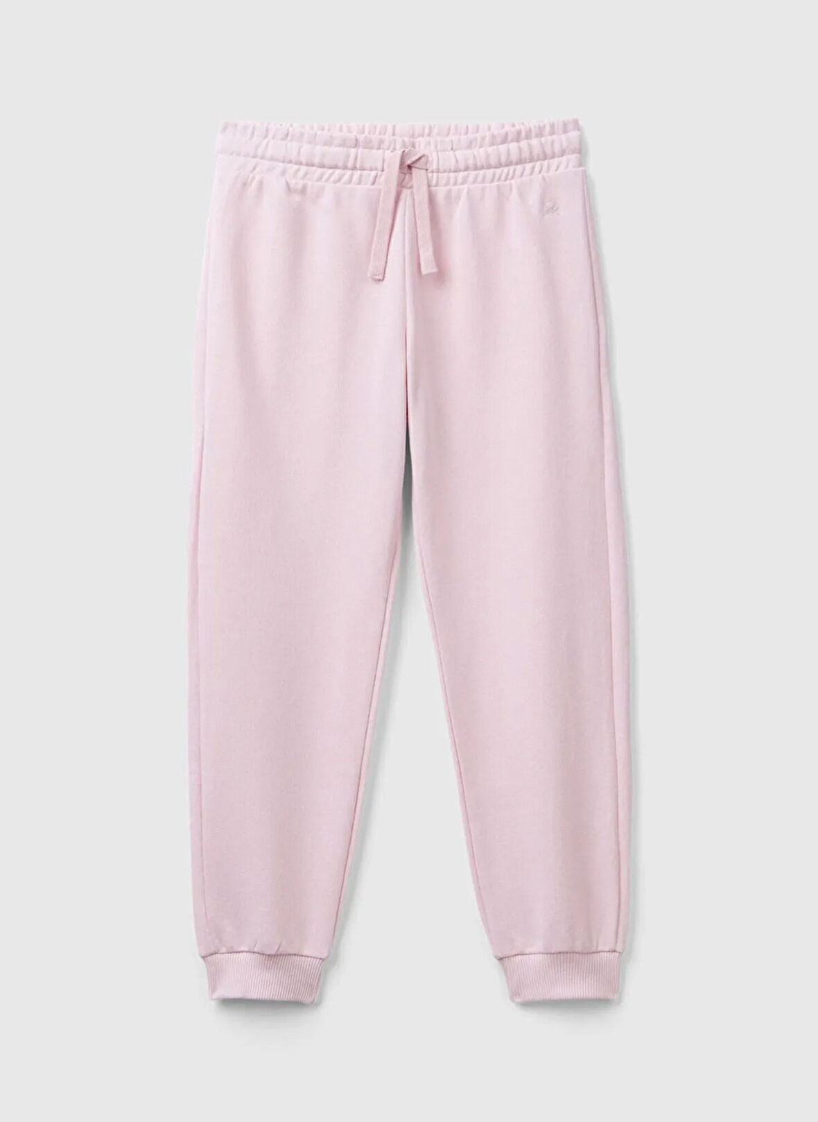 Benetton Lastikli Paça Pembe Kız Çocuk Eşofman Altı 3J68CF02H