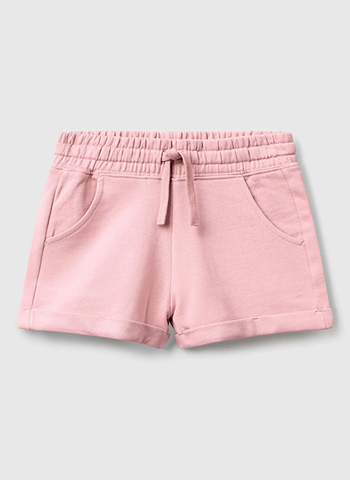 Benetton Normal Bel Regular Fit Pembe Kız Çocuk Şort 3J68C901C