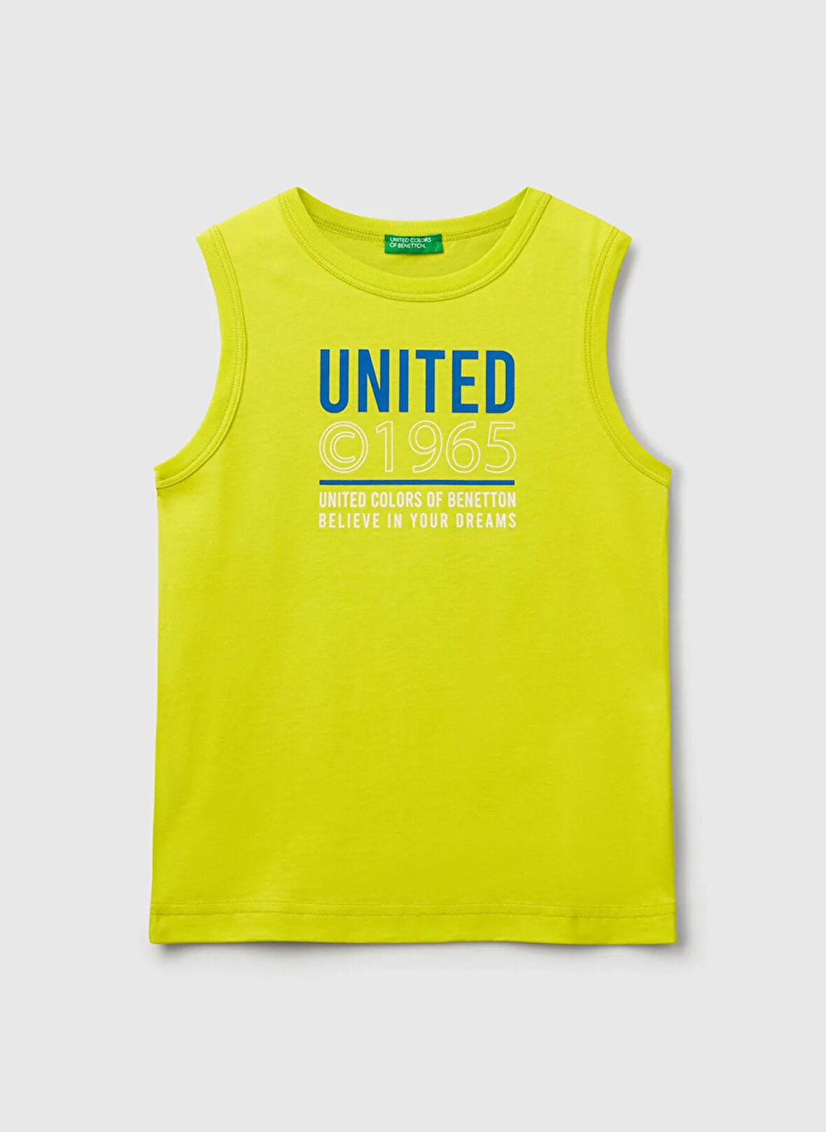 Benetton Baskılı Sarı Erkek Çocuk Atlet 3I1XCH01W