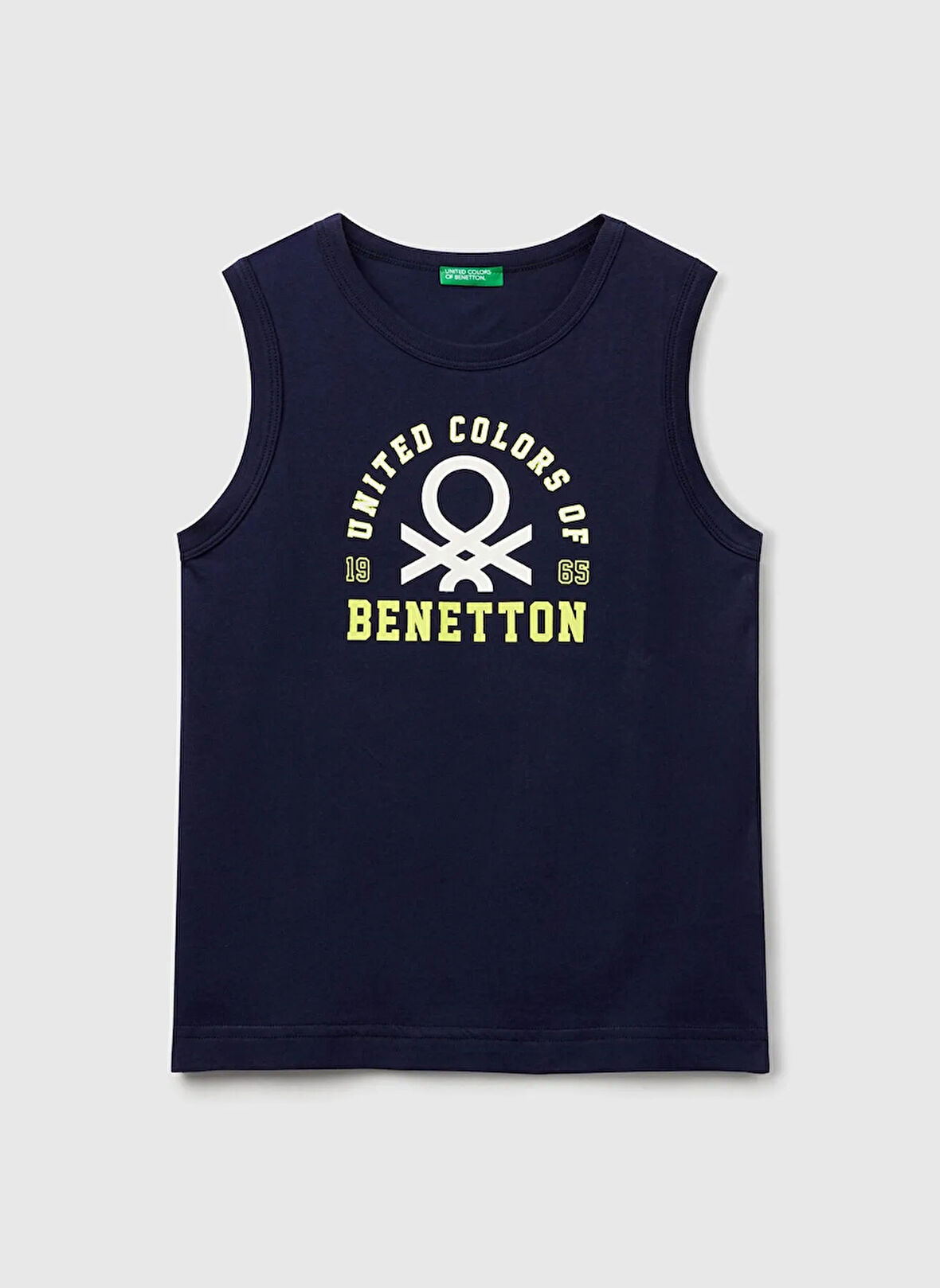Benetton Baskılı Lacivert Erkek Çocuk Atlet 3I1XCH01W