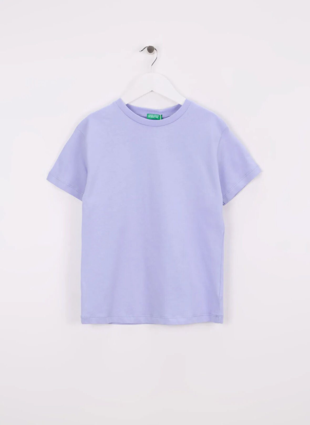 Benetton Baskılı Mor Erkek Çocuk T-Shirt 3I1XC10P7