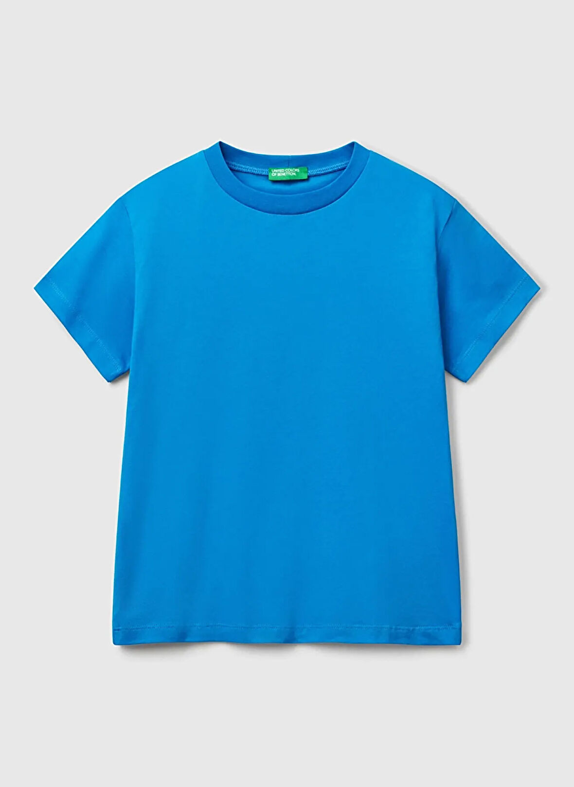 Benetton Baskılı Saks Erkek Çocuk T-Shirt 3I1XC10P7
