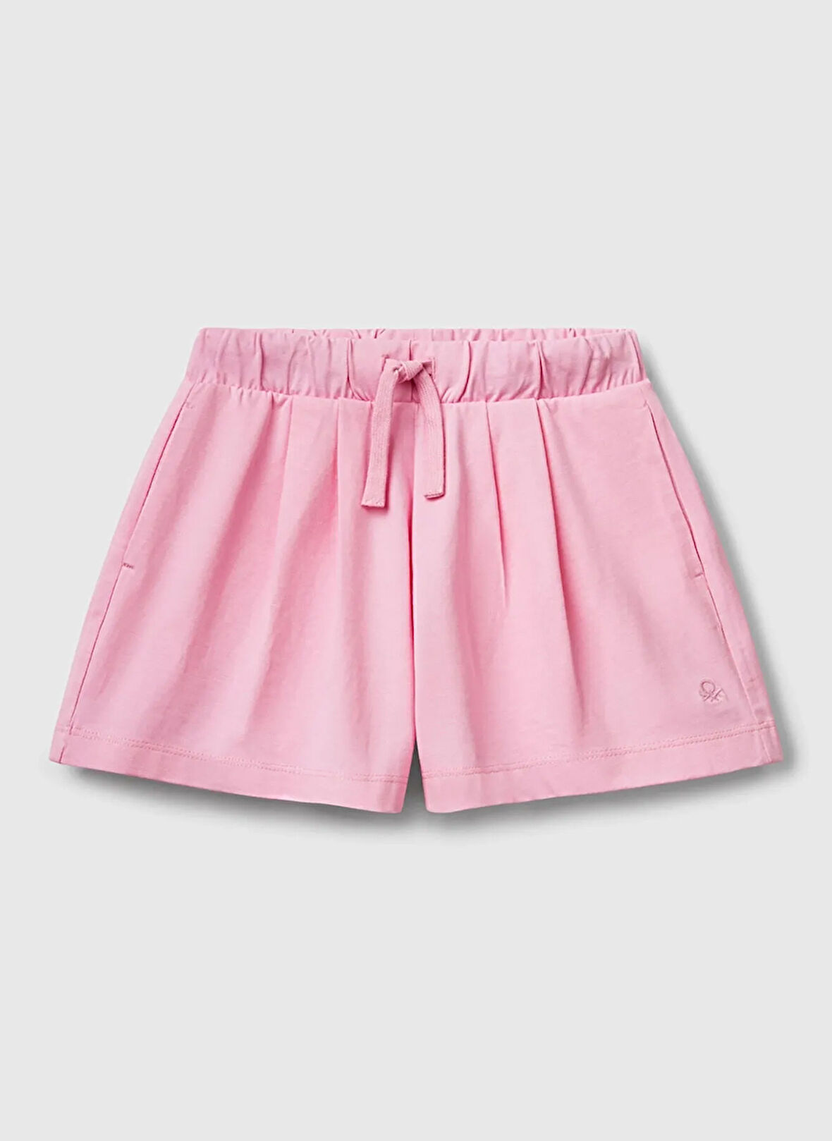 Benetton Normal Bel Regular Fit Pembe Kız Çocuk Şort 3BL0C903I