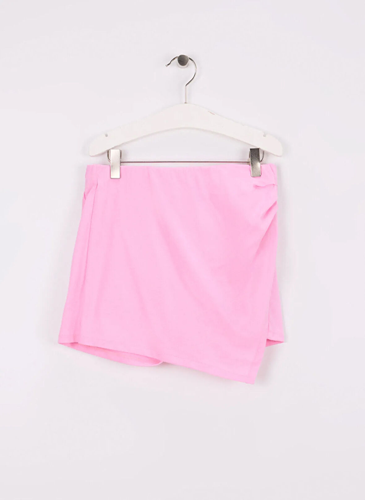 Benetton Normal Bel Regular Fit Pembe Düz Mini Kız Çocuk Etek 35RYC903H