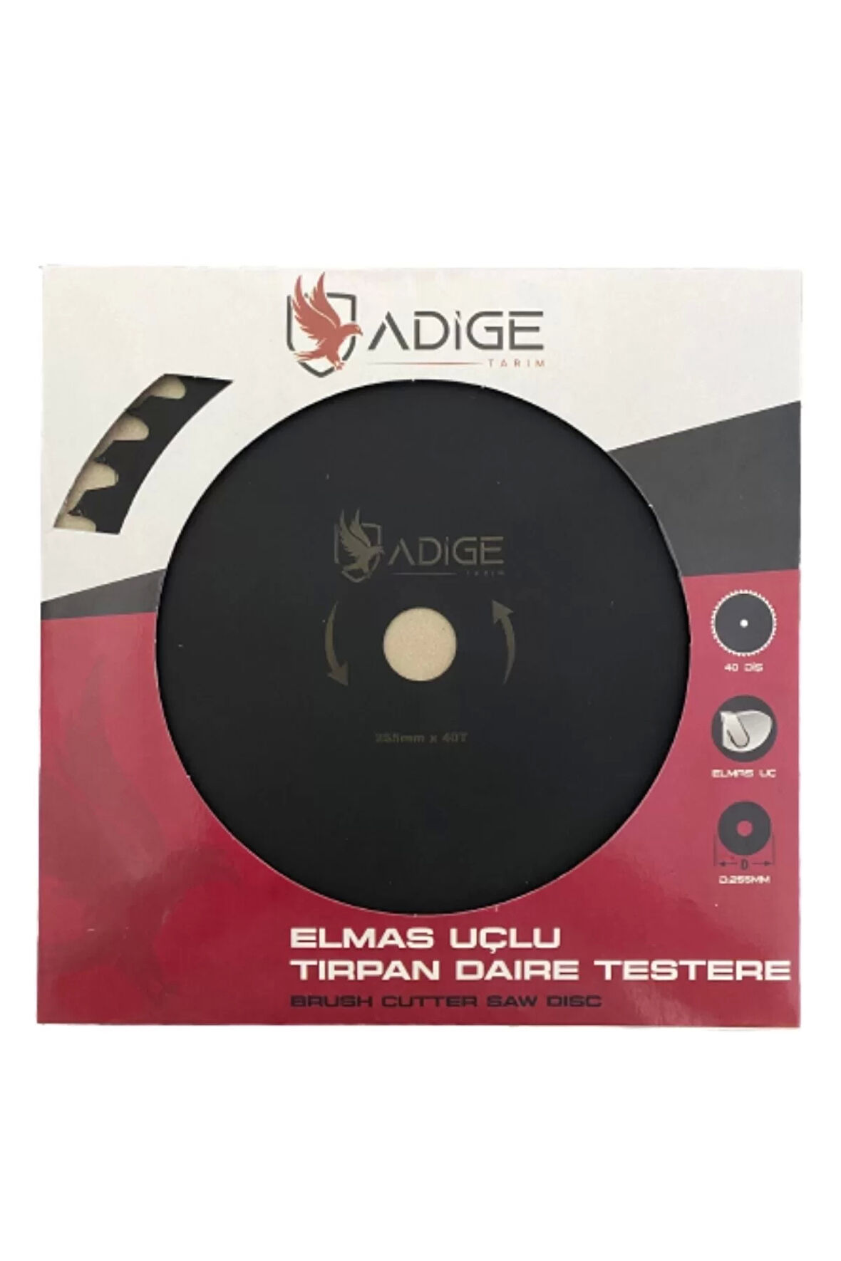 Adige Elmas Uçlu Daire Testere 255mm X 40T (500 Gr)