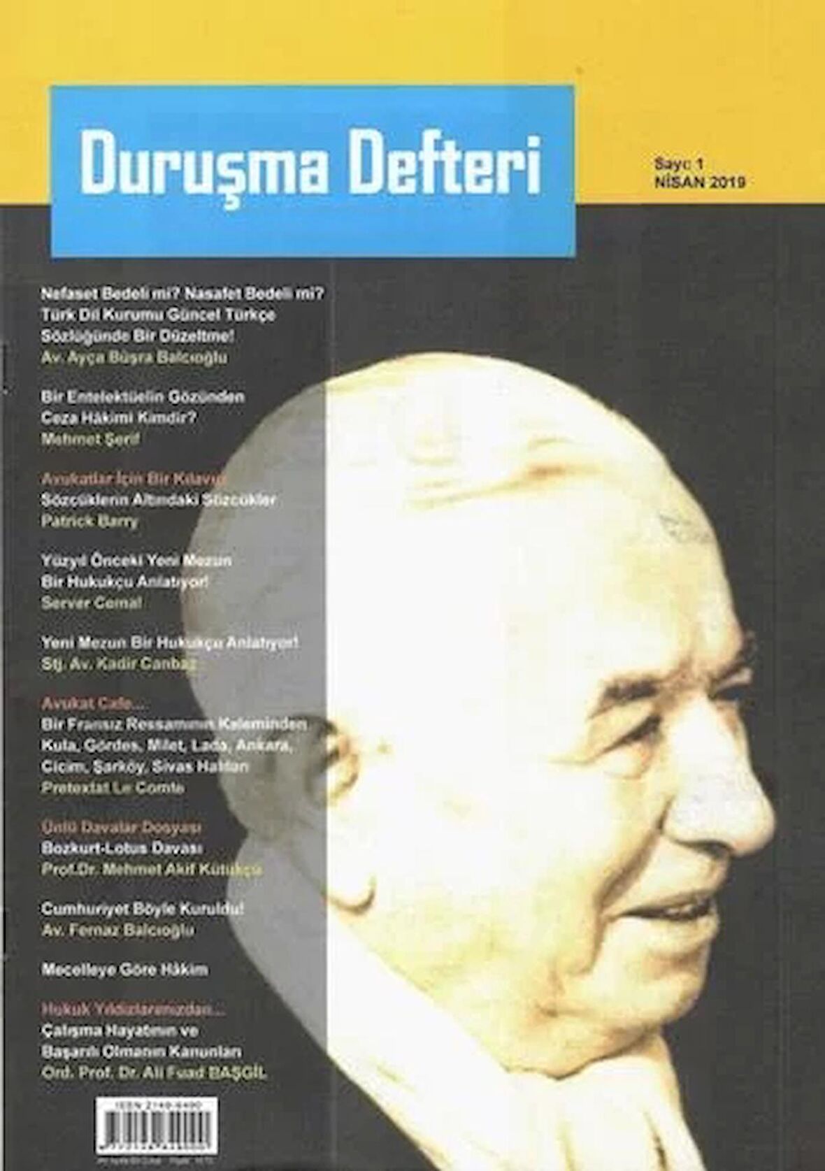 Duruşma Defteri Sayı: 1 Nisan 2019