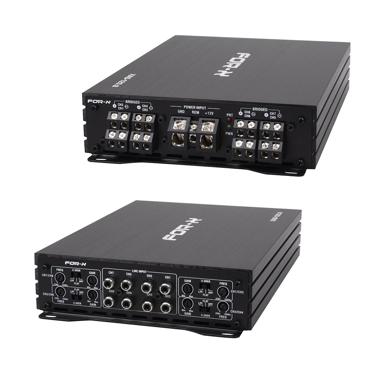 FOR-X XAD-120.8 Oto Anfi Stereo 120 Watt 8 Kanal