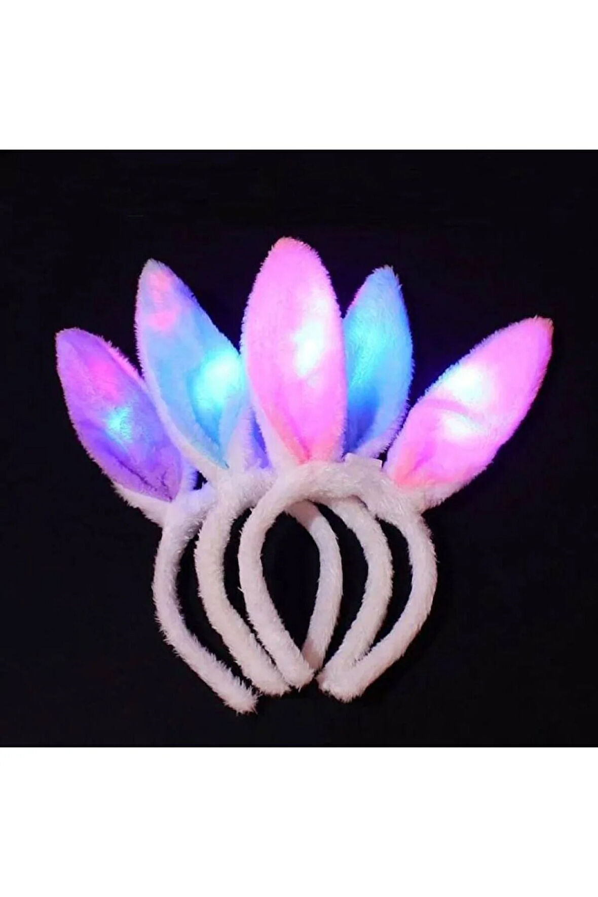 Tavşan Kulaklı Işıklı Taç TEKLİ