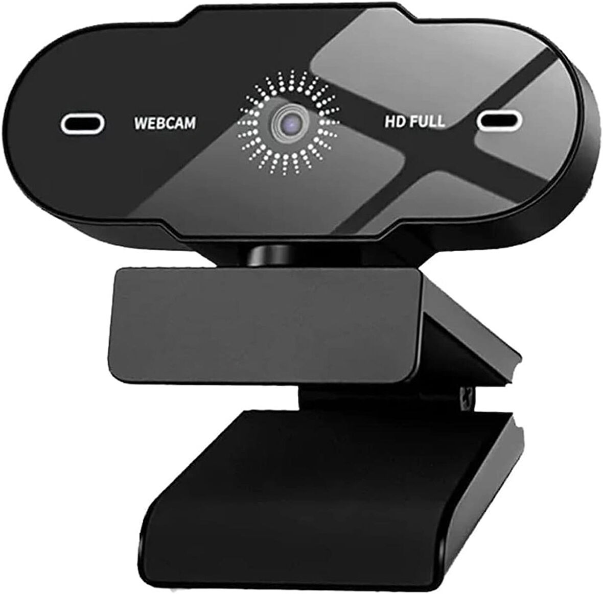 Microcase 1080P 360 Dönerli Mandal Kıskaçlı Full Hd Webcam Kamera ZR807 - SİYAH AL5149