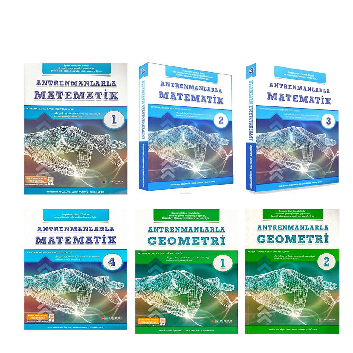 Antrenmanlarla Matematik ve Geometri Seti 6 Kitap