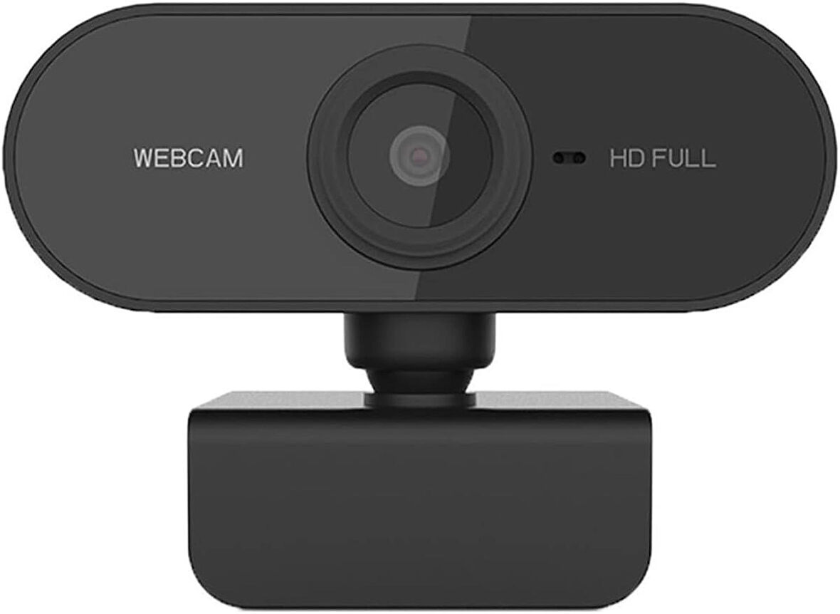 Microcase 1080P 360 Dönerli Mandal Kıskaçlı Full Hd Webcam Kamera ZR811 - SİYAH AL5148