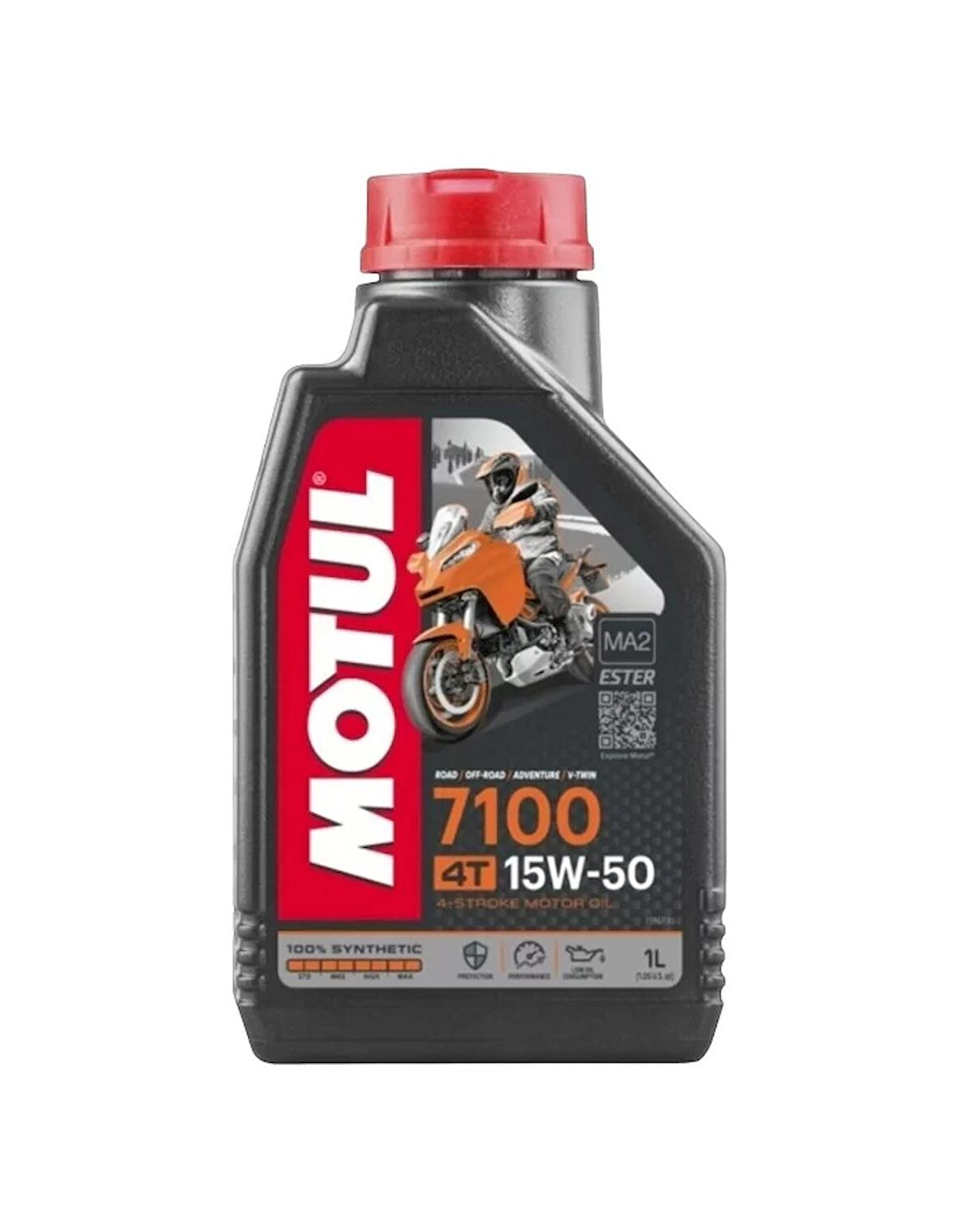 Motul 7100 4T 15W-50 Tam Sentetik Motor Yağı 1 Litre