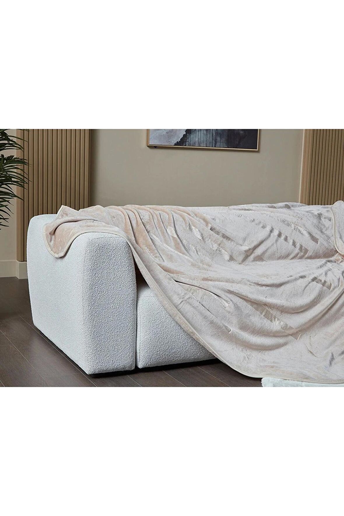 Doqu Home EMBOS BATTANİYE PERLINA ÇİFT KİŞİLİK KREM