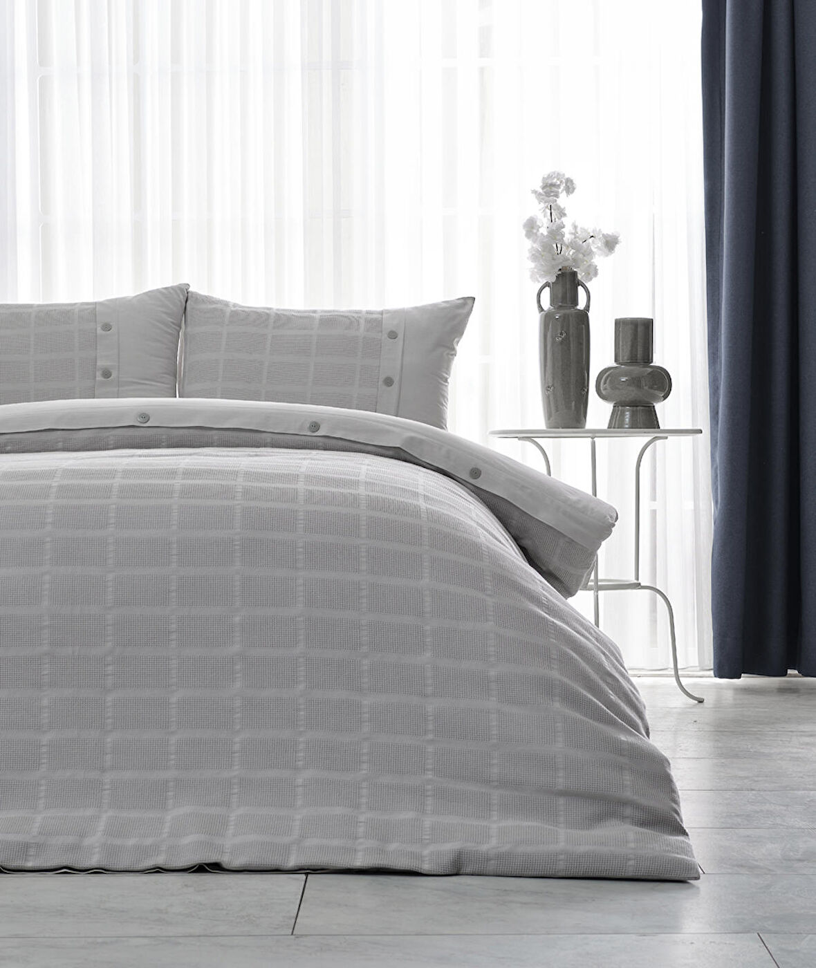 Multi Selection Çok Amaçlı Set Gloria Tek King Size - Gri