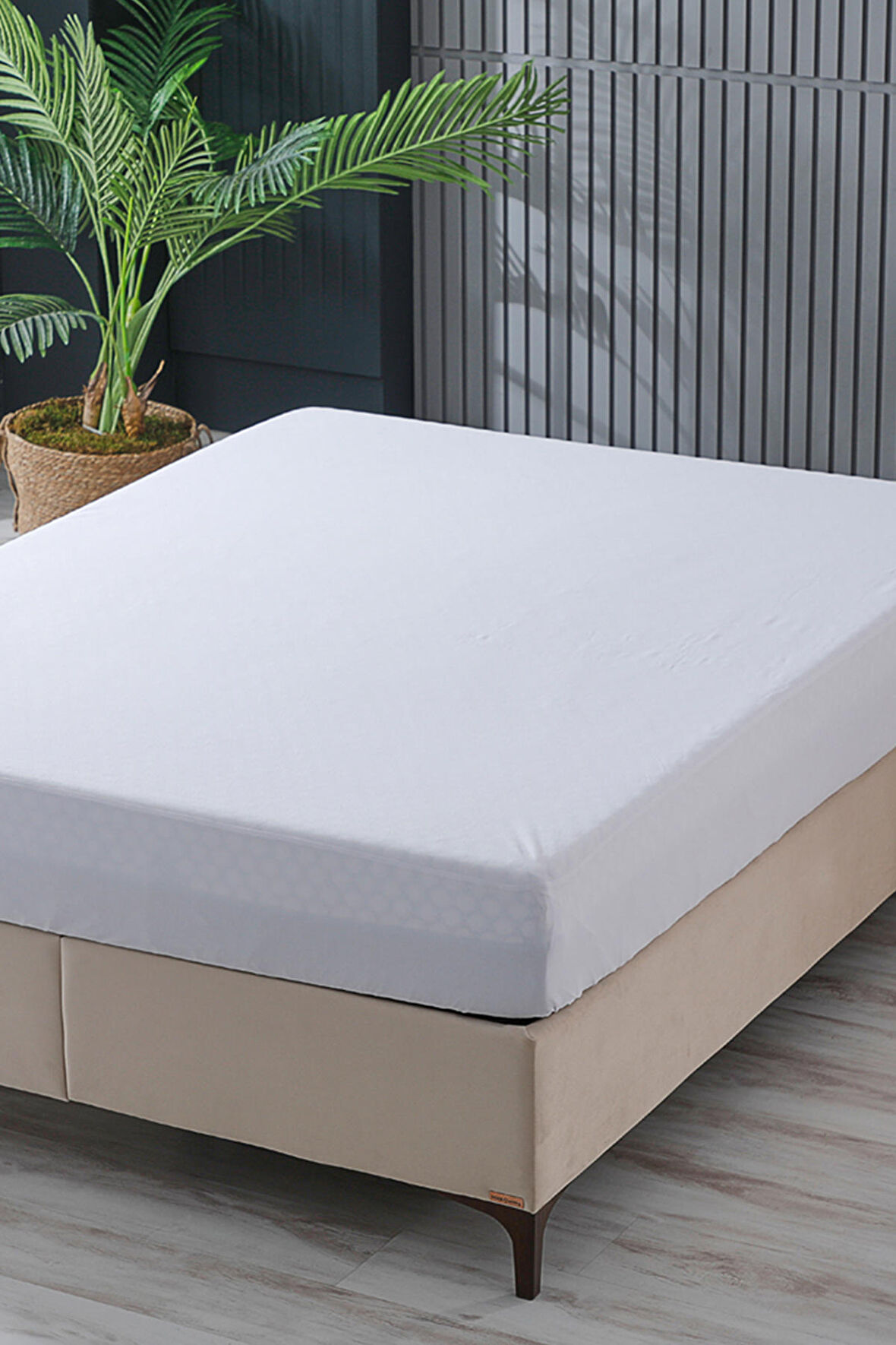 Softy Sıvı Geçirmez Fitted Alez 200 x 200 cm - Beyaz