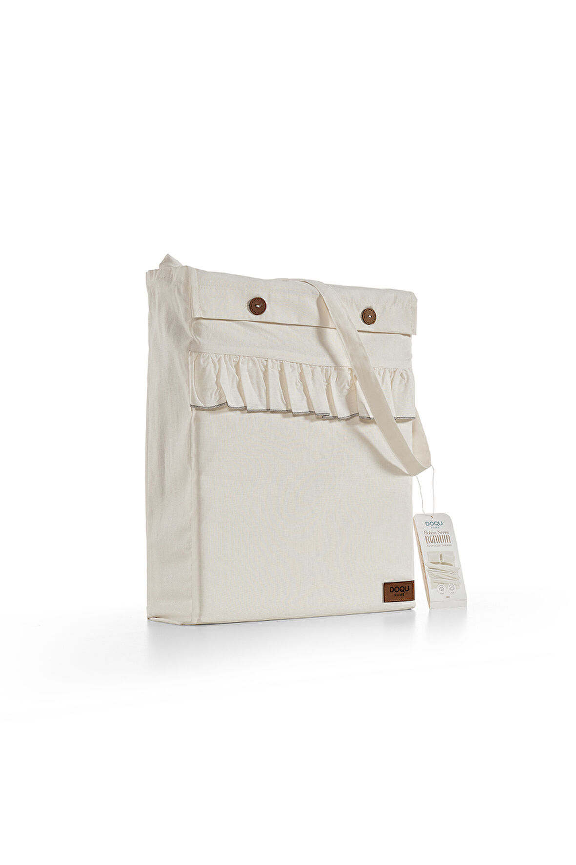 Bohem Serisi Bonivia Nevresim Takımın Çift Kişilik Ekru