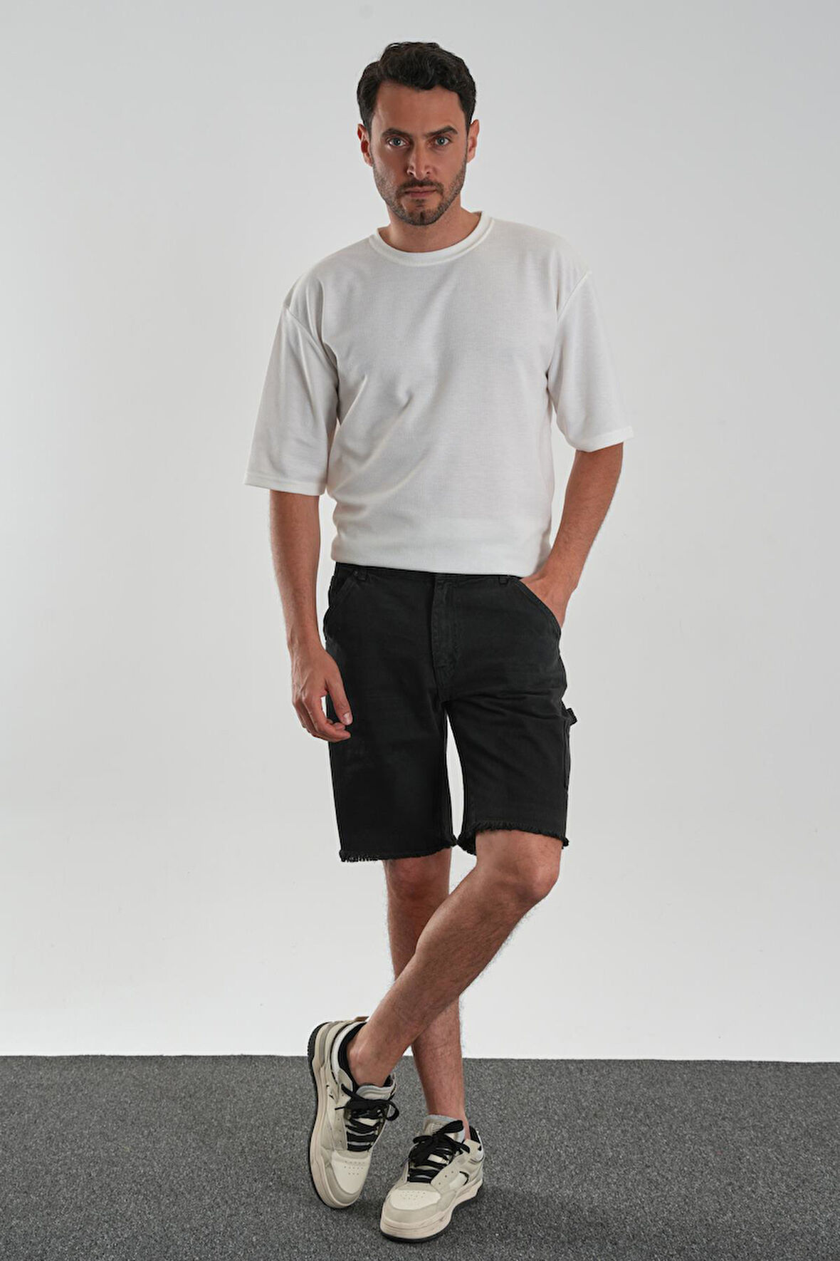 ALEXANDERGARDI Soluk Efektli Denim Şort