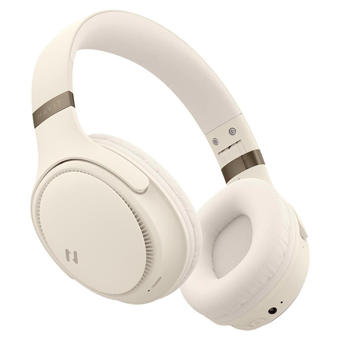 Havit H630BT Katlanabilir Kafa Üstü Mikrofonlu Bluetooth Kulaklık Bej